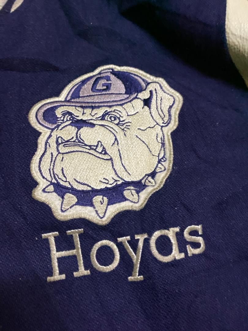 Vintage Vintage Georgetown Hoyas Varsity leather Jacket Size US L / EU 52-54 / 3 - 9 Thumbnail