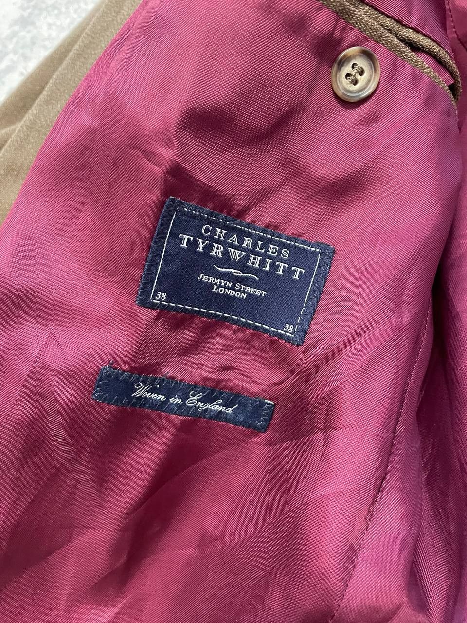 Charles Tyrwhitt Charles Tyrwhitt Men's Wool Overcoat Classic Made in England Size US M / EU 48-50 / 2 - 13 Thumbnail