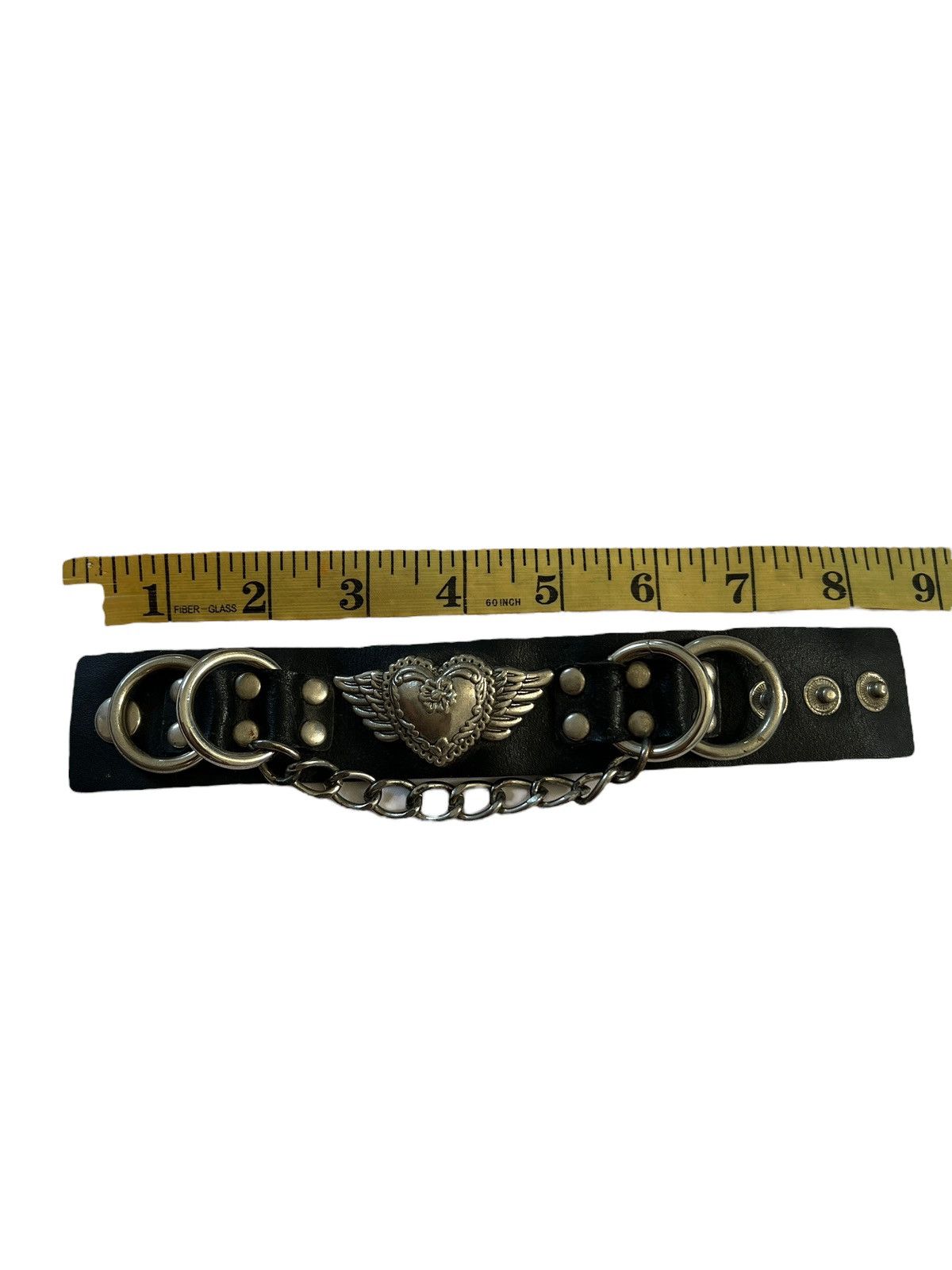 Leather × Vintage Vintage Flying Heart Leather Bracelet Size ONE SIZE - 11 Thumbnail