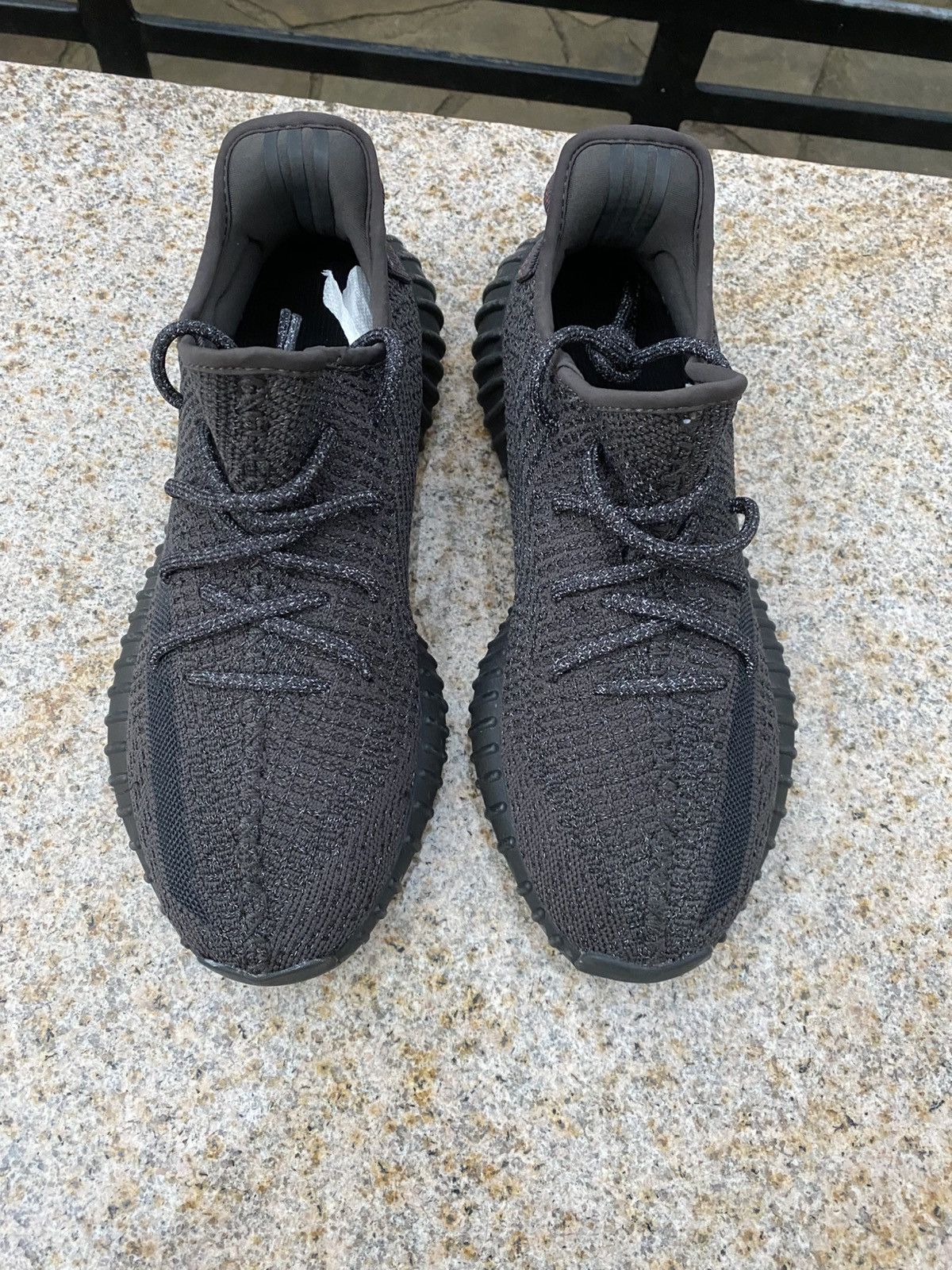 Adidas Yeezy Boost 350 V2 Static Black Reflective FU9007 SZ 10 Size US 10 / EU 43 - 3 Thumbnail