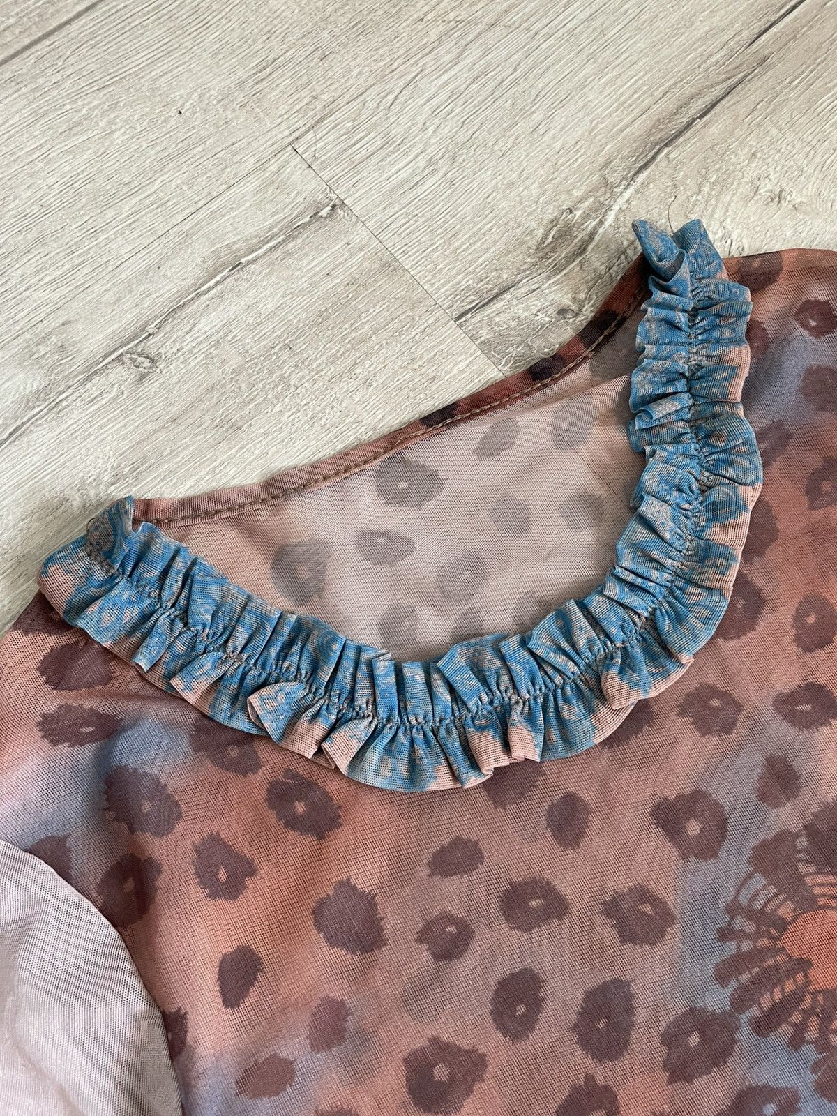 Hysteric Glamour Rare Vintage Mesh Top Leopard Jean Paul Gaultier Style Y2k Size S / US 4 / IT 40 - 5 Thumbnail