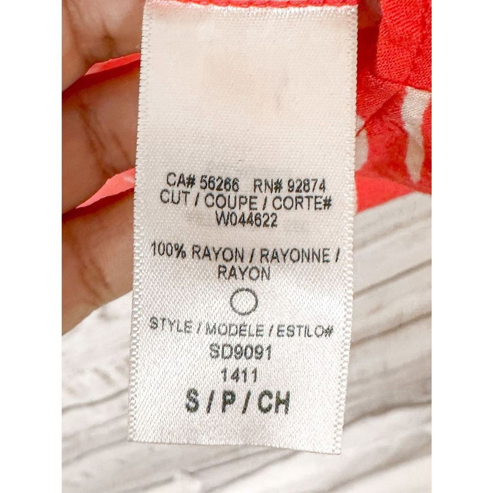 Splendid Splendid Button Front Mini Dress Red White Size Small Size S / US 4 / IT 40 - 7 Thumbnail