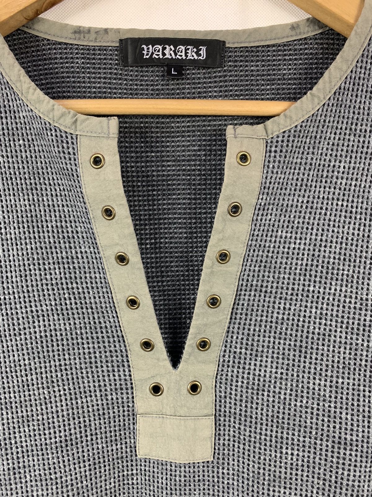 Japanese Brand Steals! Varaki Waffle Tops Vintage Style Army Vikings Size US M / EU 48-50 / 2 - 3 Thumbnail