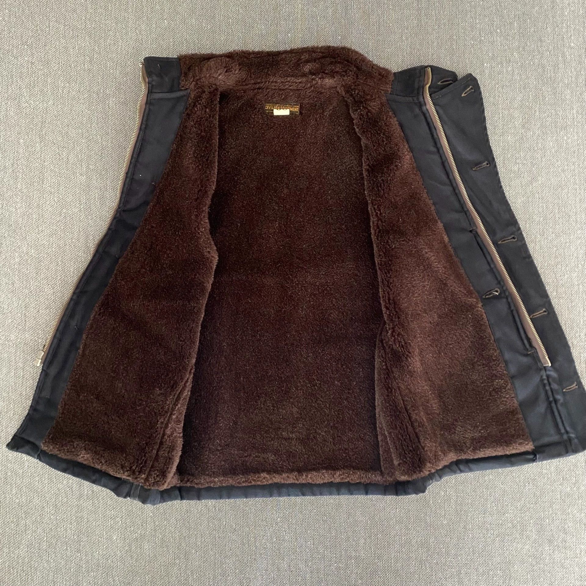 Freewheelers Freewheelers 1930s Aviators Alpaca Wool Canvas Vest Size US XXS / EU 40 - 8 Thumbnail