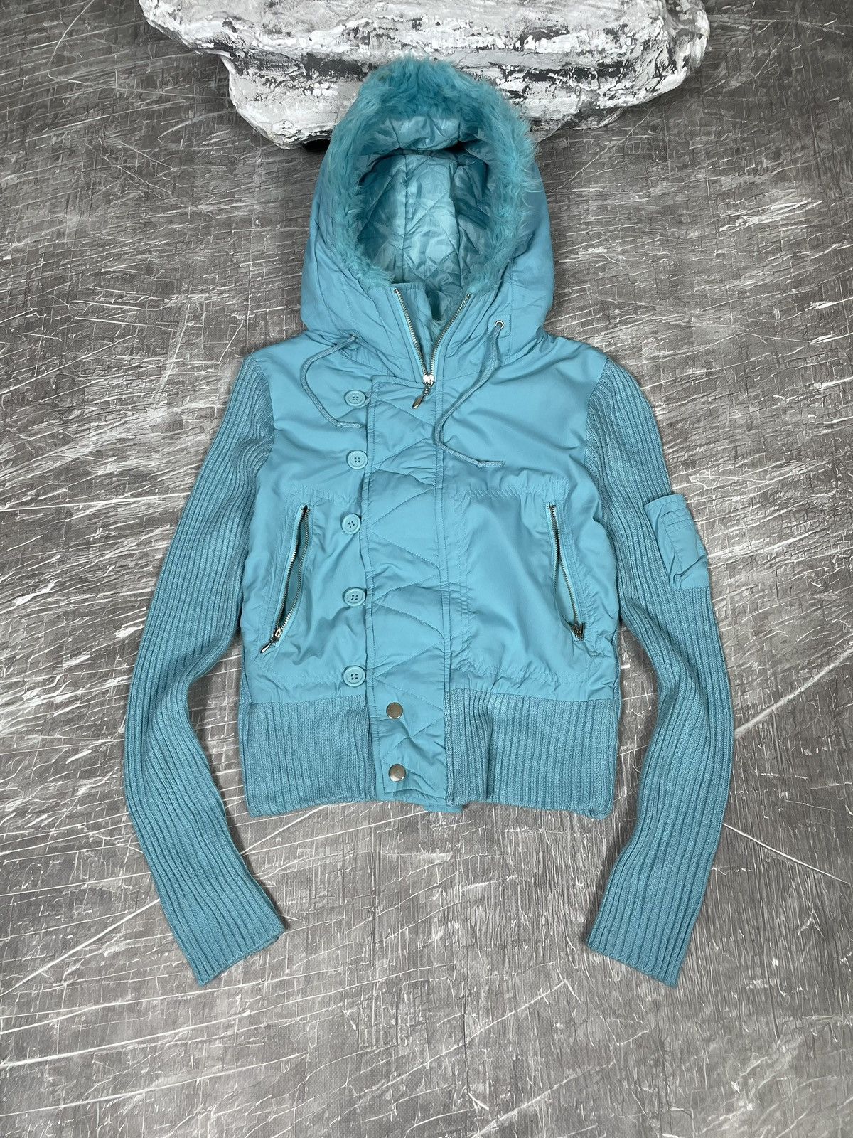 20471120 × If Six Was Nine × Japanese Brand Vintage Y2K Fur Hood Jacket Japanese Beauty Beast LGB Style Size US S / EU 44-46 / 1 - 1 Thumbnail