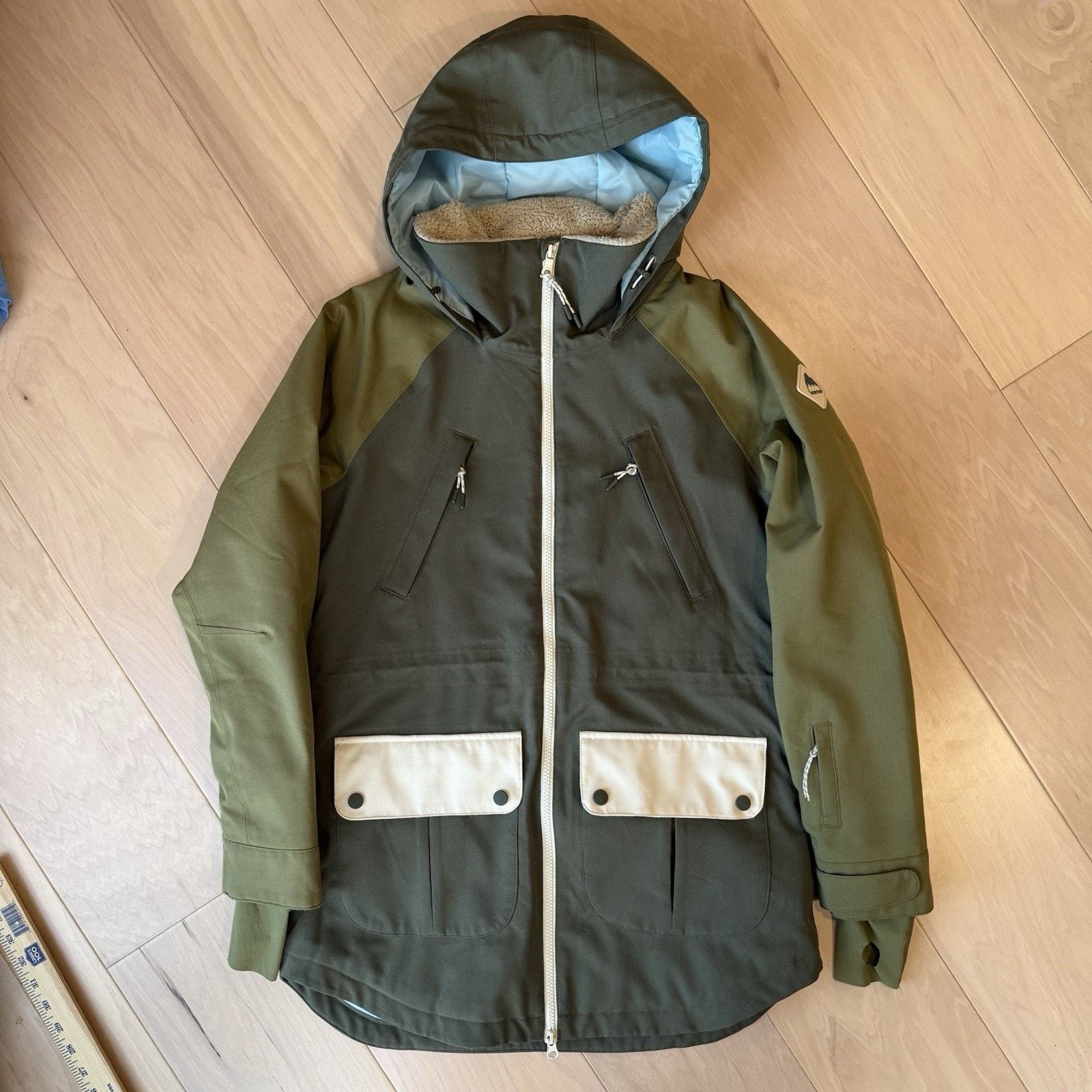 Burton Burton Prowess Snowboard Jacket Women's S Green Full Zip Size S / US 4 / IT 40 - 2 Thumbnail