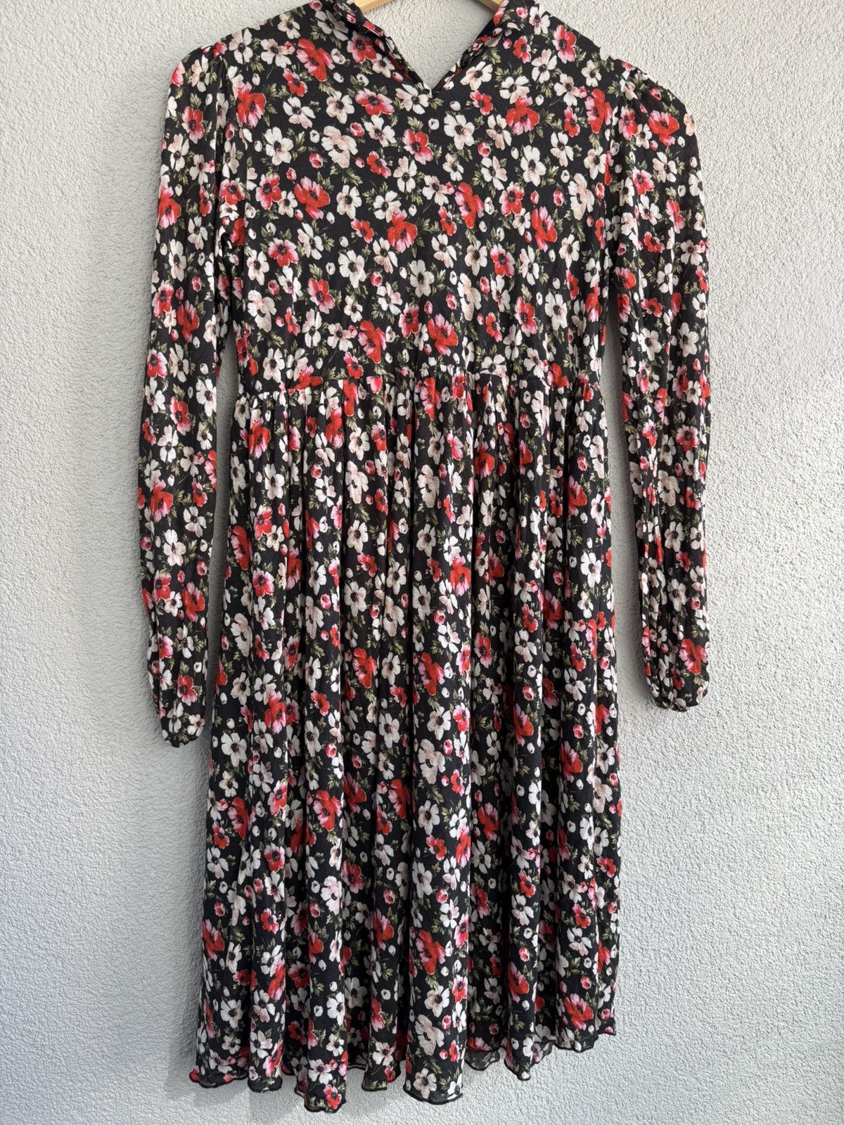 Dolce & Gabbana Dolce & Gabbana Dress Floral Long Sleeve Size XXS / US 00 / IT 34 - 13 Thumbnail