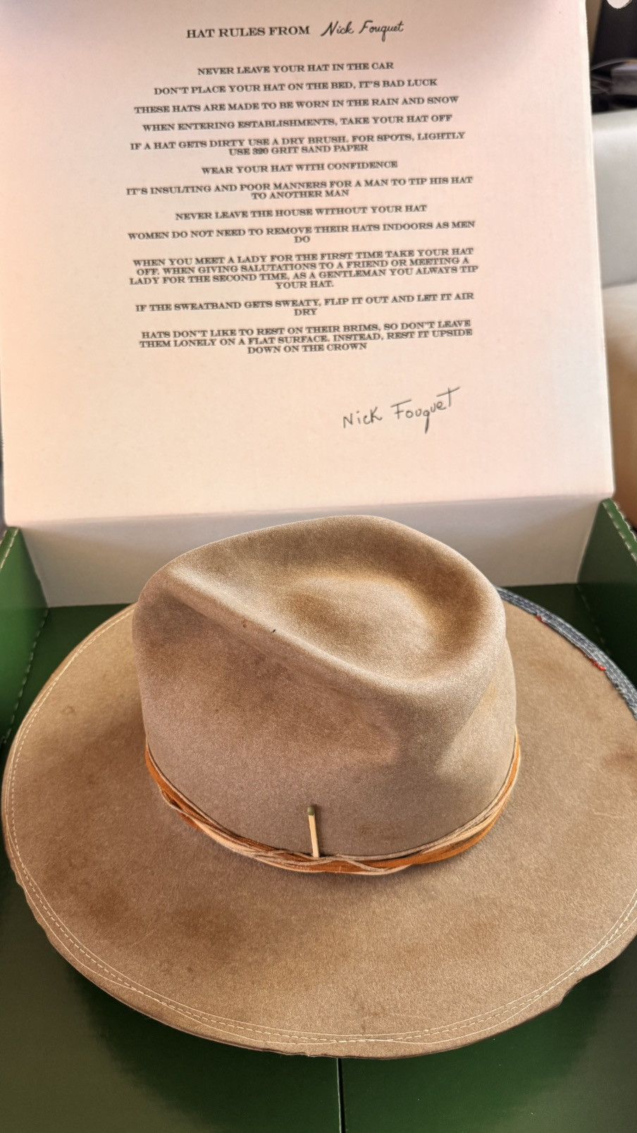 Nick Fouquet Nick Fouguet custom hat Size ONE SIZE - 20 Thumbnail