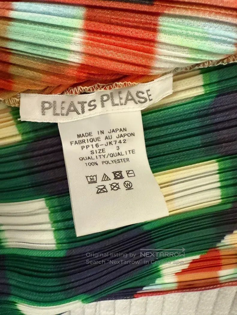 Issey Miyake Issey Miyake Watermelon Red and Green Vest Size L / US 10 / IT 46 - 3 Thumbnail