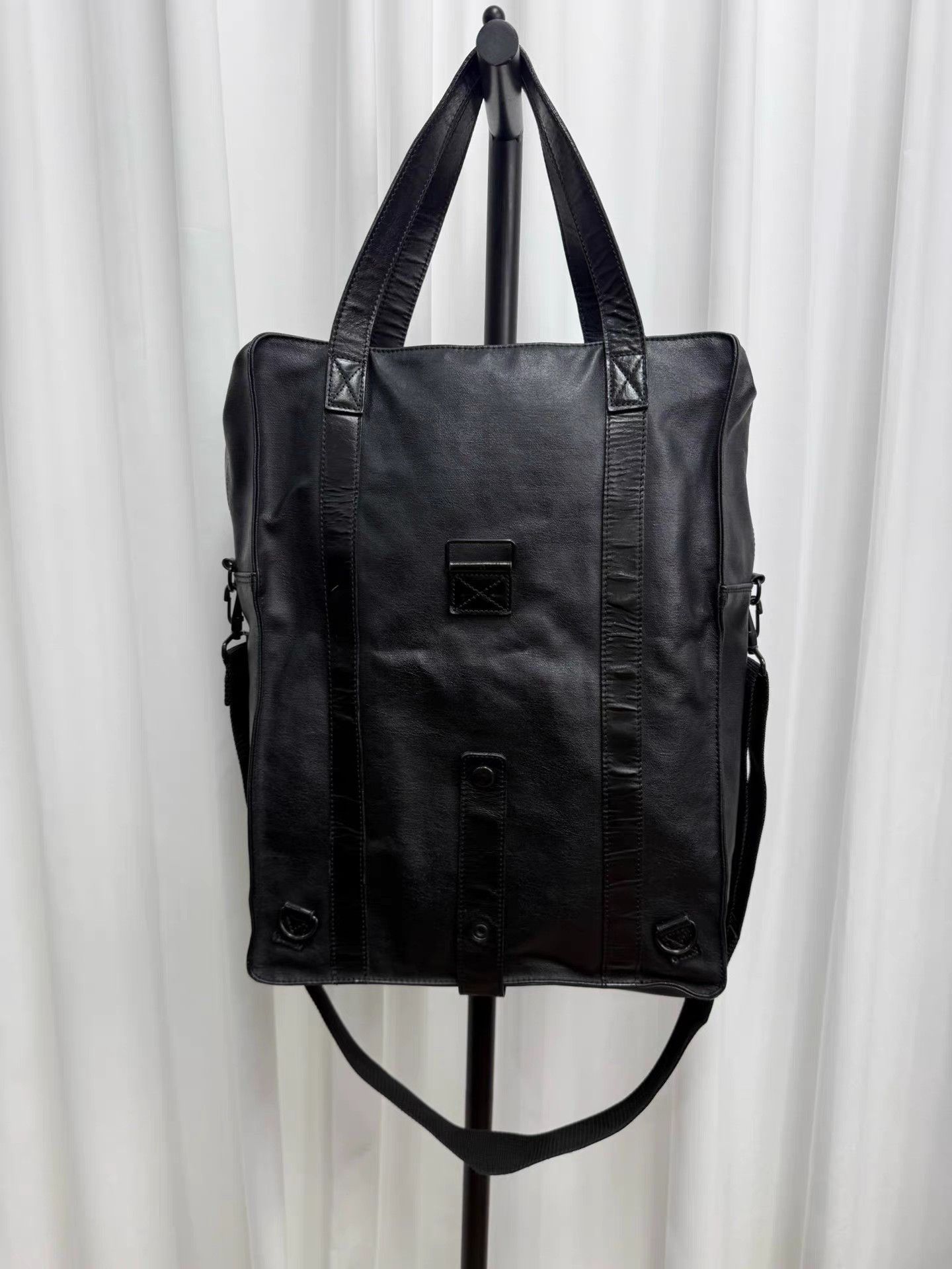 Yohji Yamamoto yohji yamamoto y's for men Waxed Handbag / Crossbody Bag K20 Size ONE SIZE - 5 Thumbnail