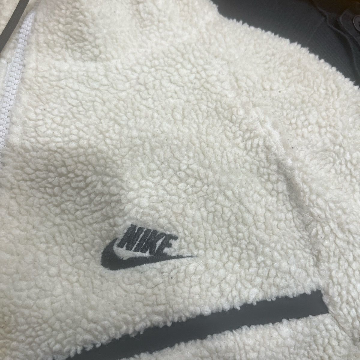 Nike Nike Tech Fleece Sherpa ICON Wind Runner Jacket White Size US M / EU 48-50 / 2 - 3 Thumbnail