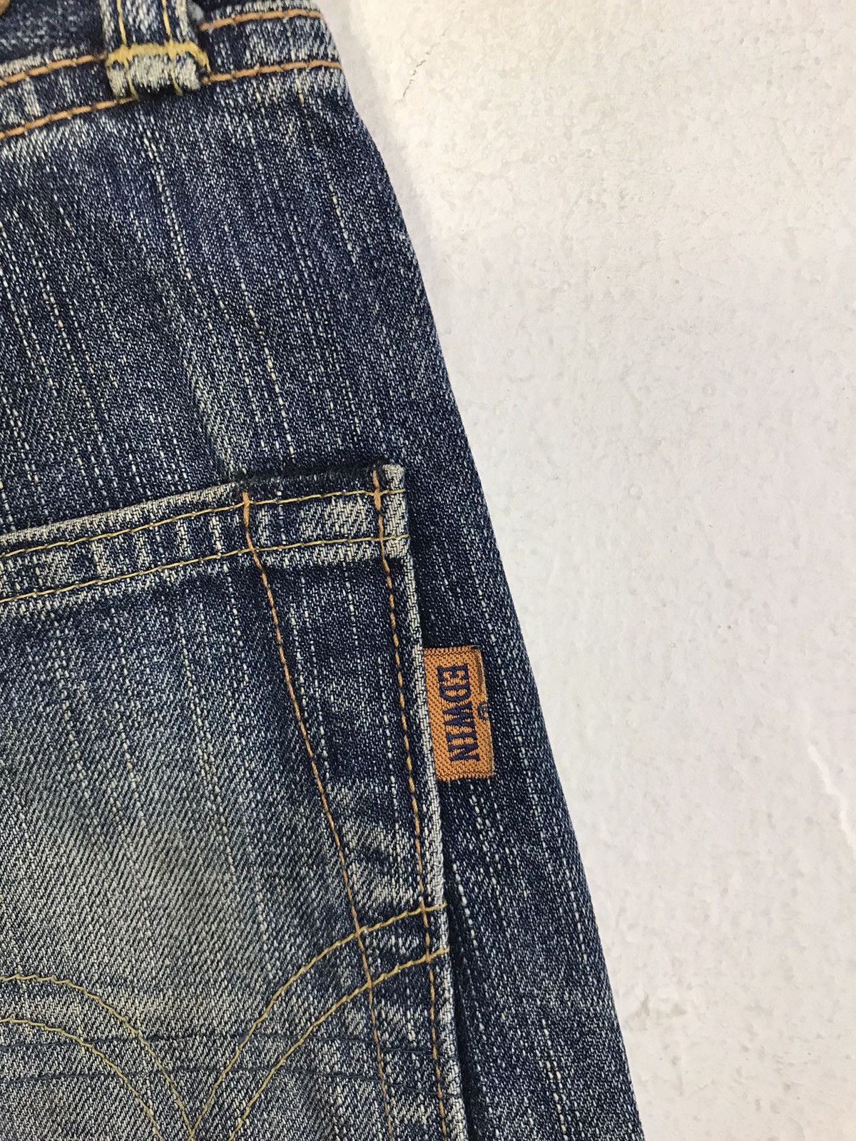 Edwin × Japanese Brand × Vintage Vintage Edwin 505Z Selvedge Short Pants Jeans Size US 29 - 14 Thumbnail