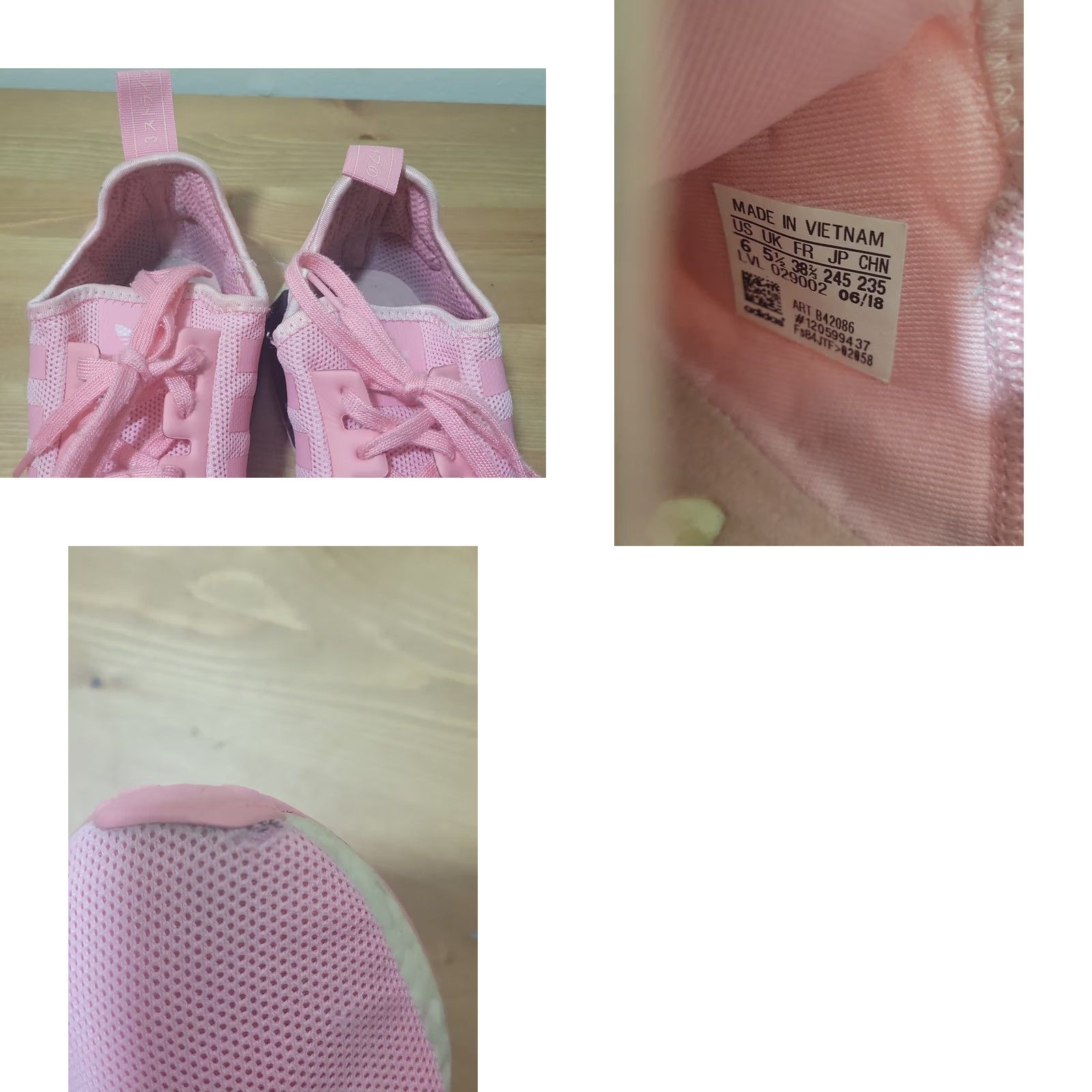 Adidas adidas Sneakers Womens Pink NMD_R1 B42086 Men Size Black White Size US 7 / IT 37 - 8 Thumbnail