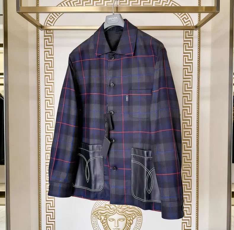 Versace Versace Wool coat Size US XL / EU 56 / 4 - 1 Thumbnail