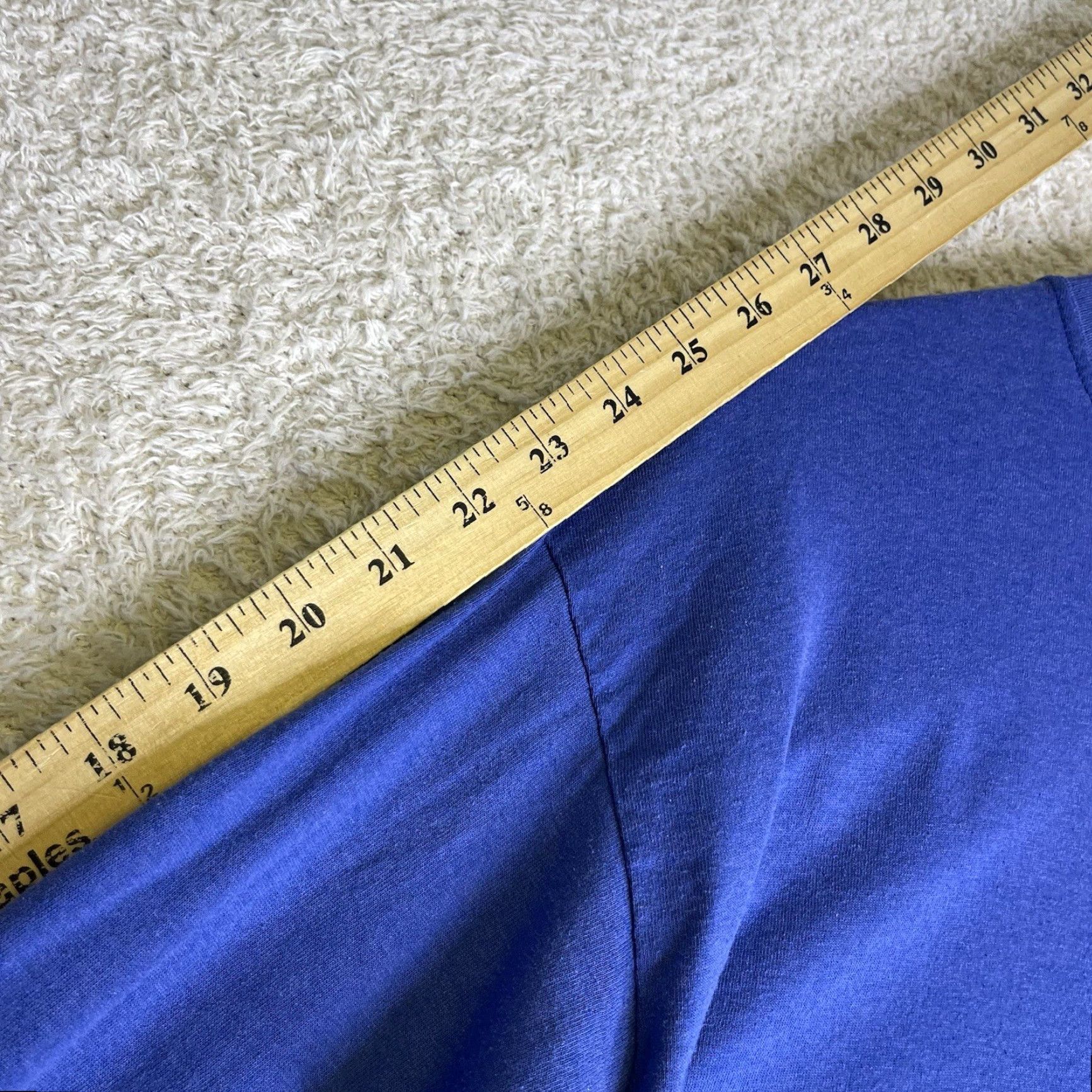 Vintage VINTAGE Duke T-Shirt Adult Large Blue Long Sleeve Mock Neck 90s USA Made Mens Retro 80s 90s T-Shirt Size US L / EU 52-54 / 3 - 7 Thumbnail