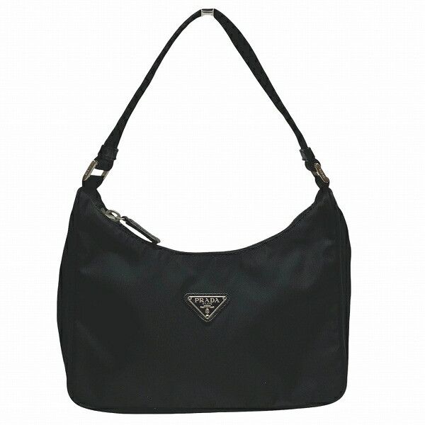 Prada Prada 1N1204 Nylon Shoulder Bag Textile Shoulder Bag 1N1204 Duty Free For Usa in Black, Women's