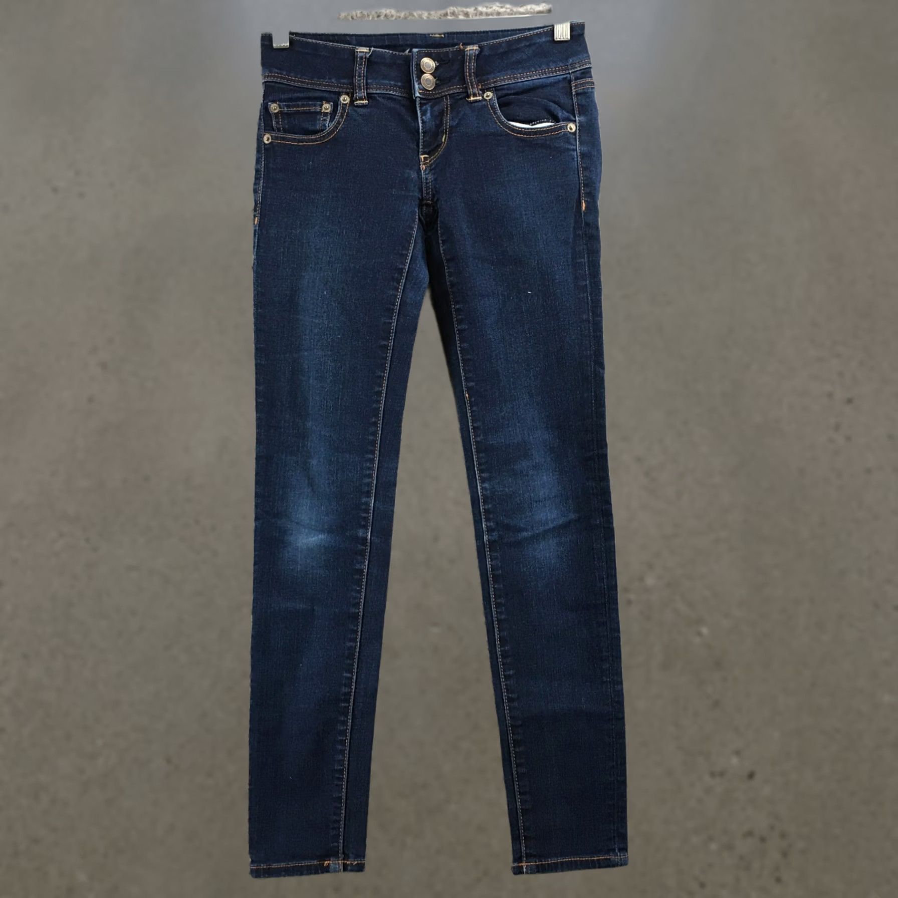 American Eagle Outfitters American Eagle Outfitters Jeans Womens 0R Skinny Blue Denim Cotton Blend Zip 27x28 Regular Mens Womens Boys Girls Size 25" / US 0 / IT 36 - 1 Thumbnail