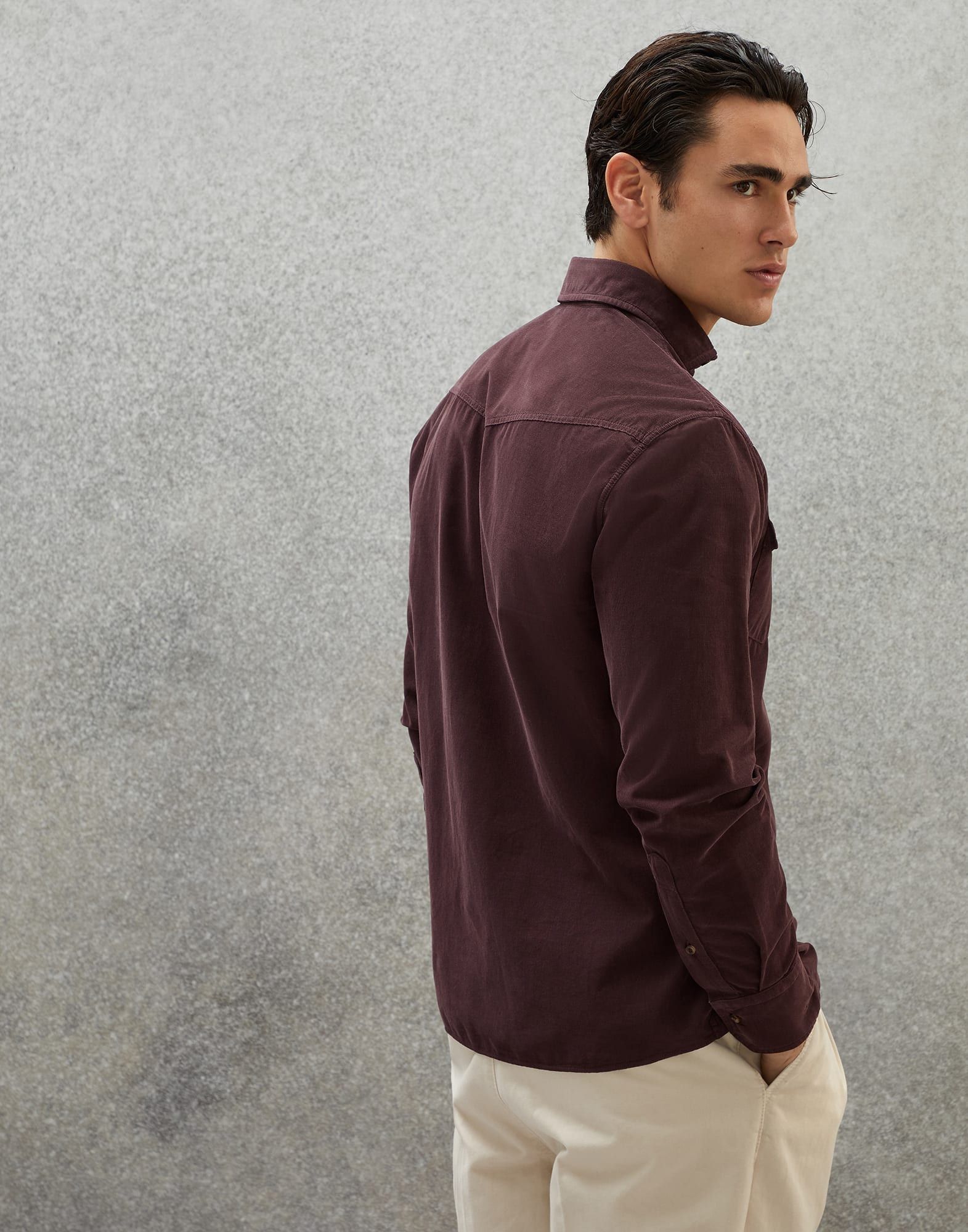 Brunello Cucinelli Brunello Cucinelli Corduroy Western Shirt Medium Size US M / EU 48-50 / 2 - 2 Thumbnail