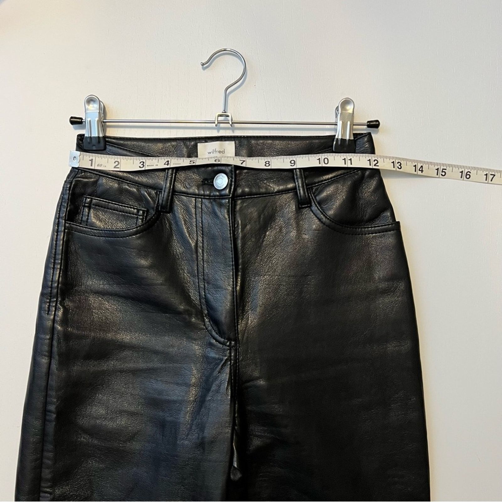 Aritzia Aritzia Wilfred The Melina™ Pant Faux Leather Size 24" / US 00 / IT 34 - 8 Thumbnail