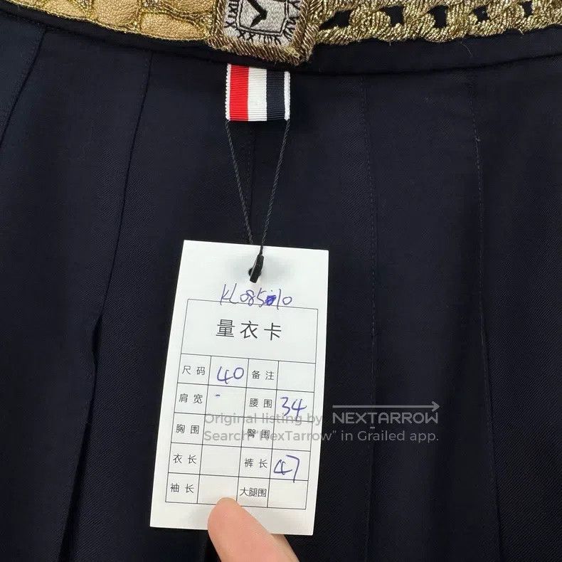 Thom Browne Thom Browne Crystal Gold Thread Colorful Pleated Skirt Size 26" / US 2 / IT 38 - 7 Thumbnail