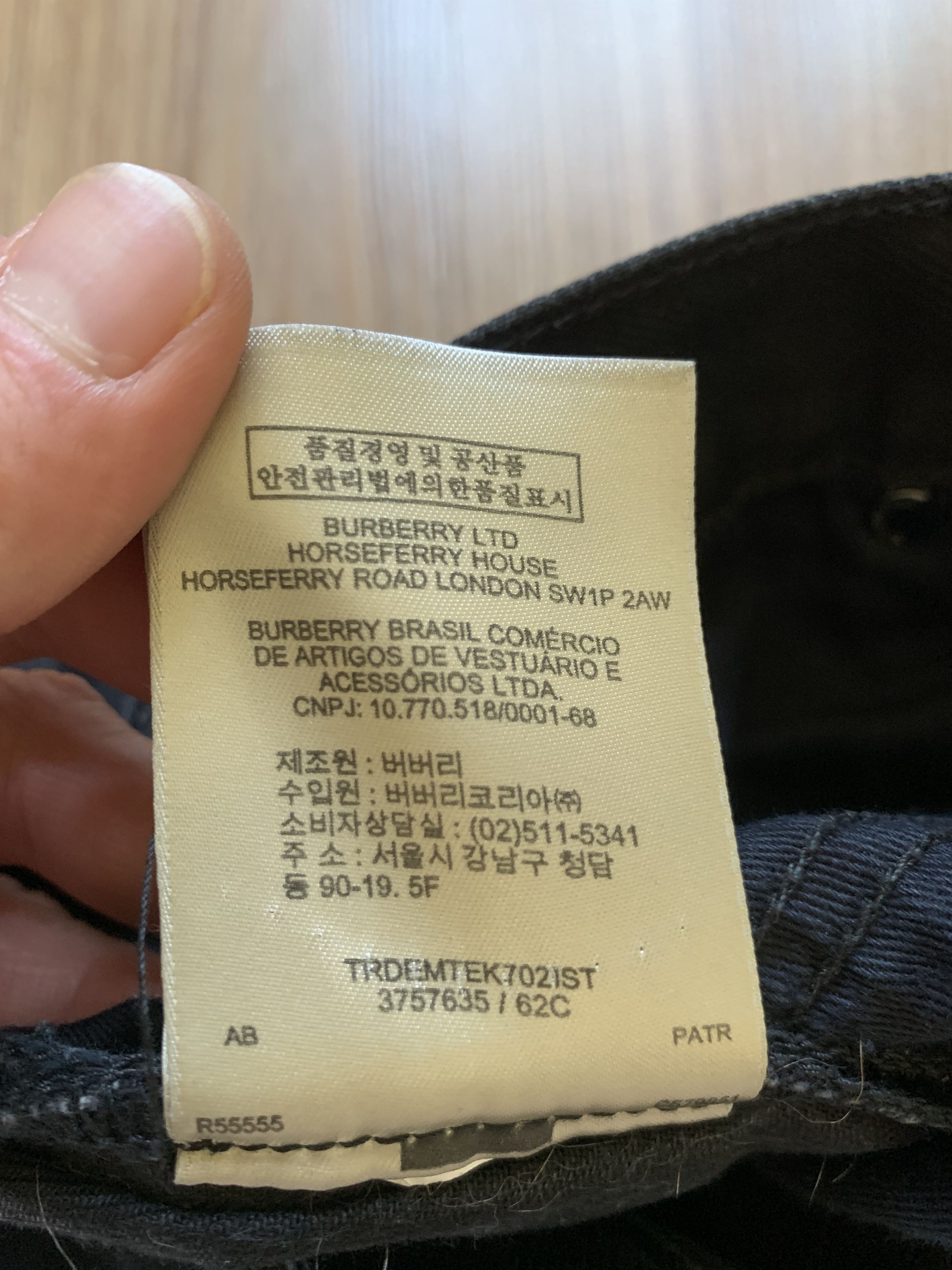 Burberry Burberry Mens Black Stretch Jeans Size US 32 / EU 48 - 10 Thumbnail