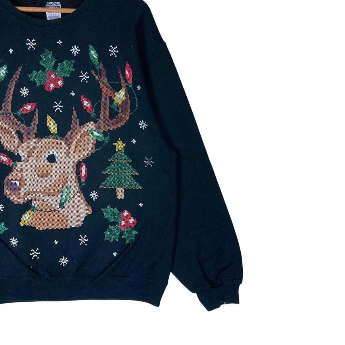 Jerzees Vintage Jerzees Deer Graphic Pullover Jumper Sweatshirt Size US L / EU 52-54 / 3 - 4 Thumbnail