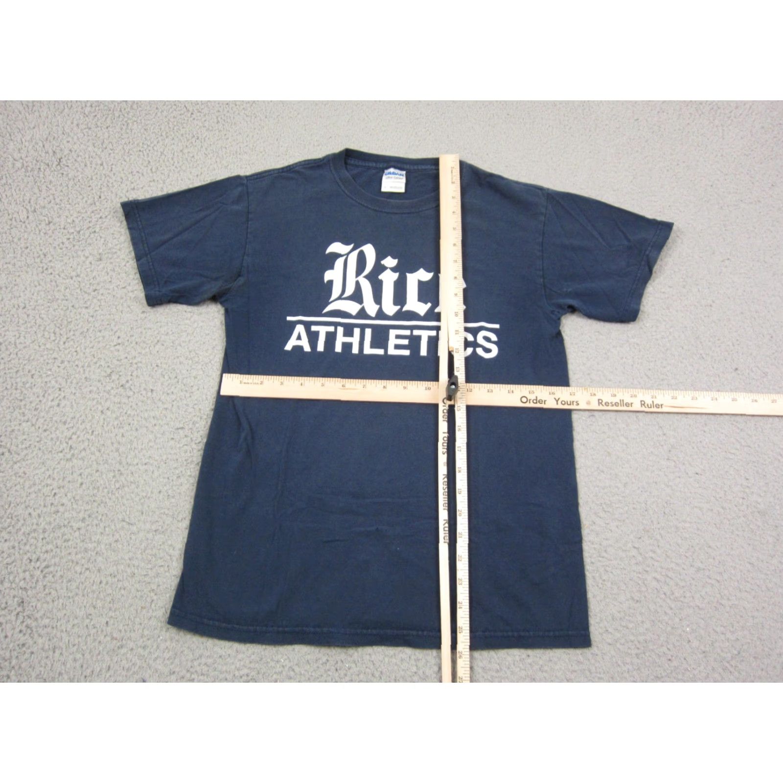 Gildan Gildan Shirt Mens S Navy Blue College Sports Tee Vintage Rice University Athletics Shirt S Mens Blue College Sports Tee Nike Size US S / EU 44-46 / 1 - 7 Thumbnail