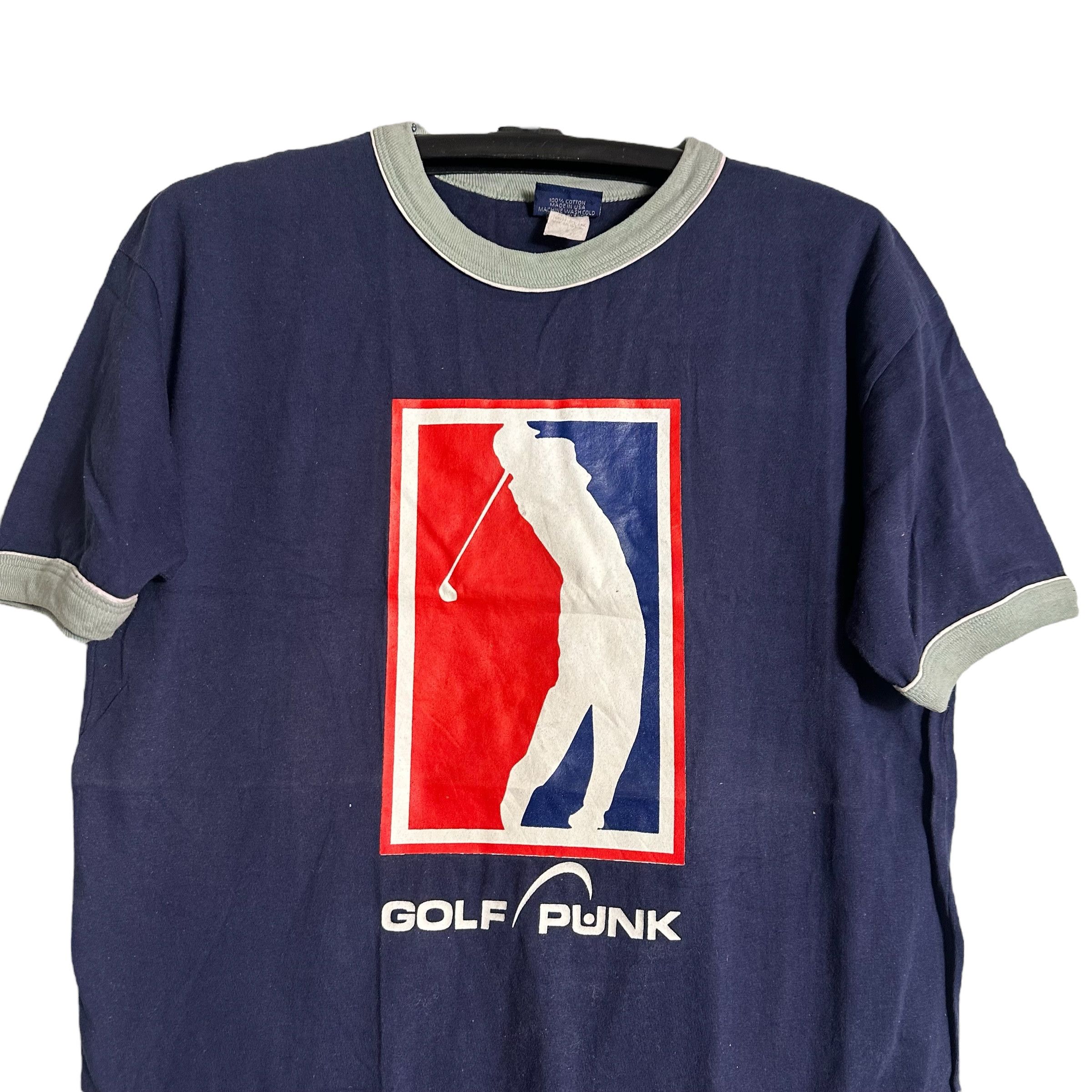 Vintage 🔥RARE🔥Vintage Golf Punk Ringer T-shirt Made in USA Size US L / EU 52-54 / 3 - 2 Thumbnail