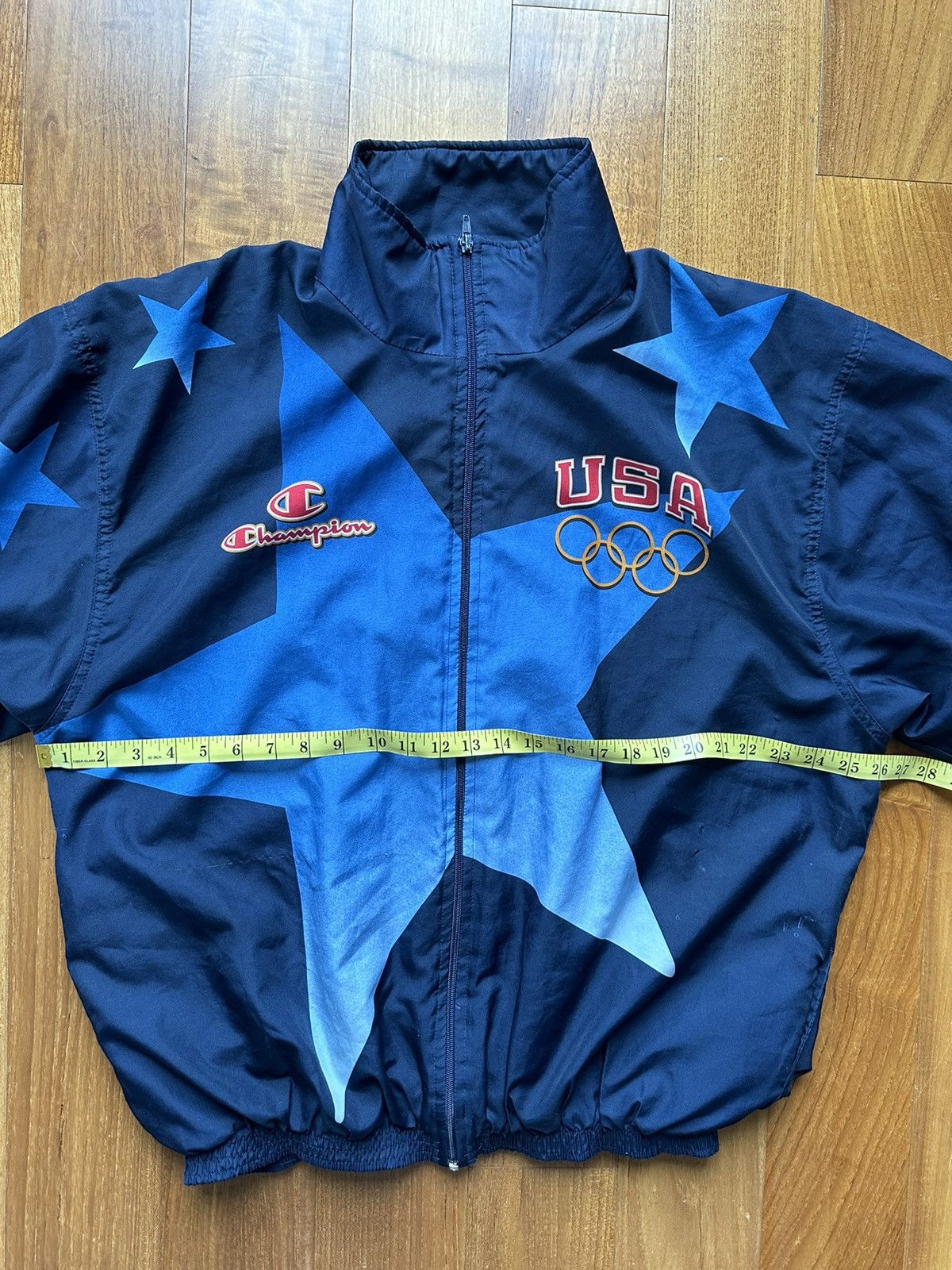 Vintage Vintage 90s Champion Olympics Dream Team Basketball Jacket Size US XXL / EU 58 / 5 - 17 Thumbnail