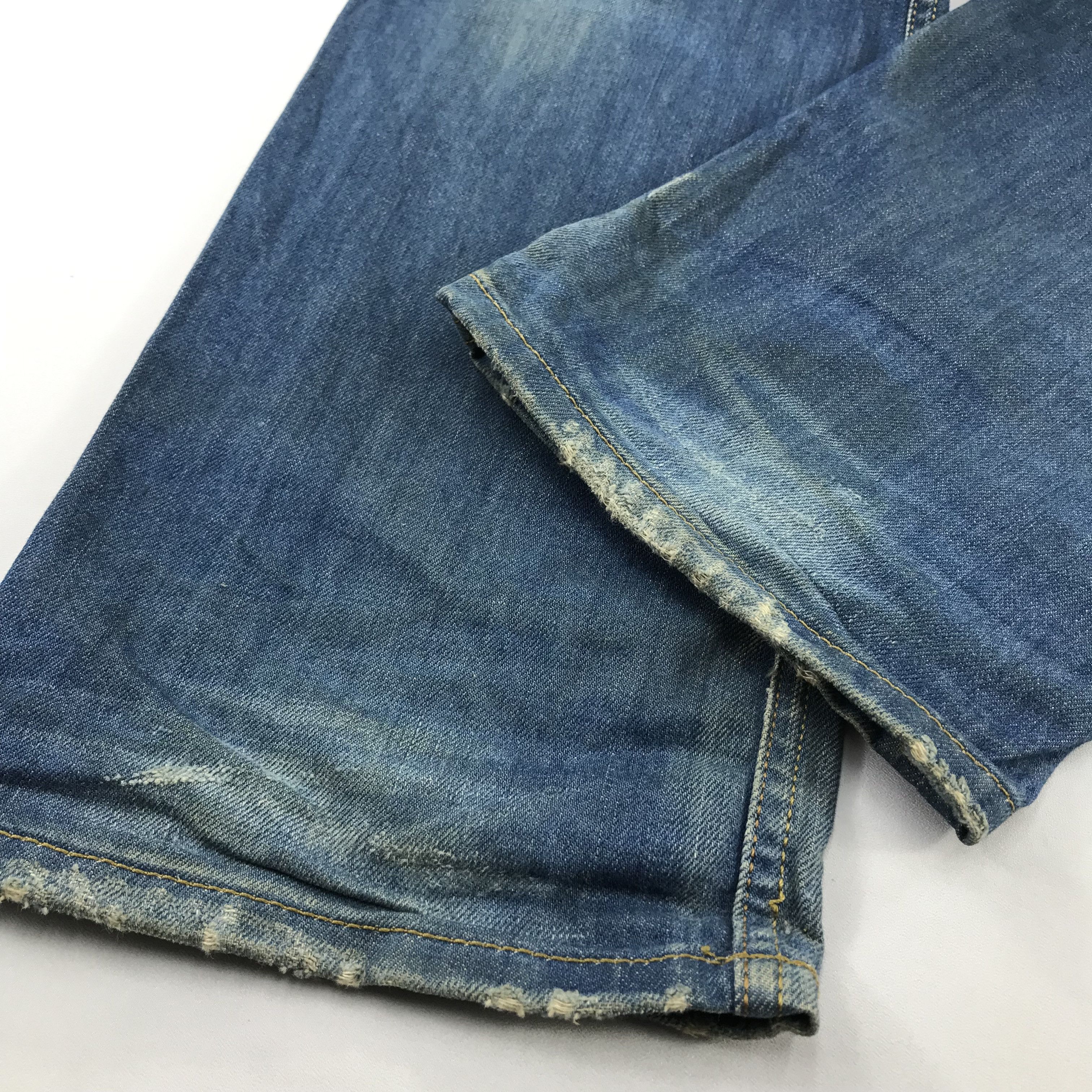 Diesel Diesel Waykee Regular Straight Distress Denim Jean KJ3456 Size US 31 - 6 Thumbnail