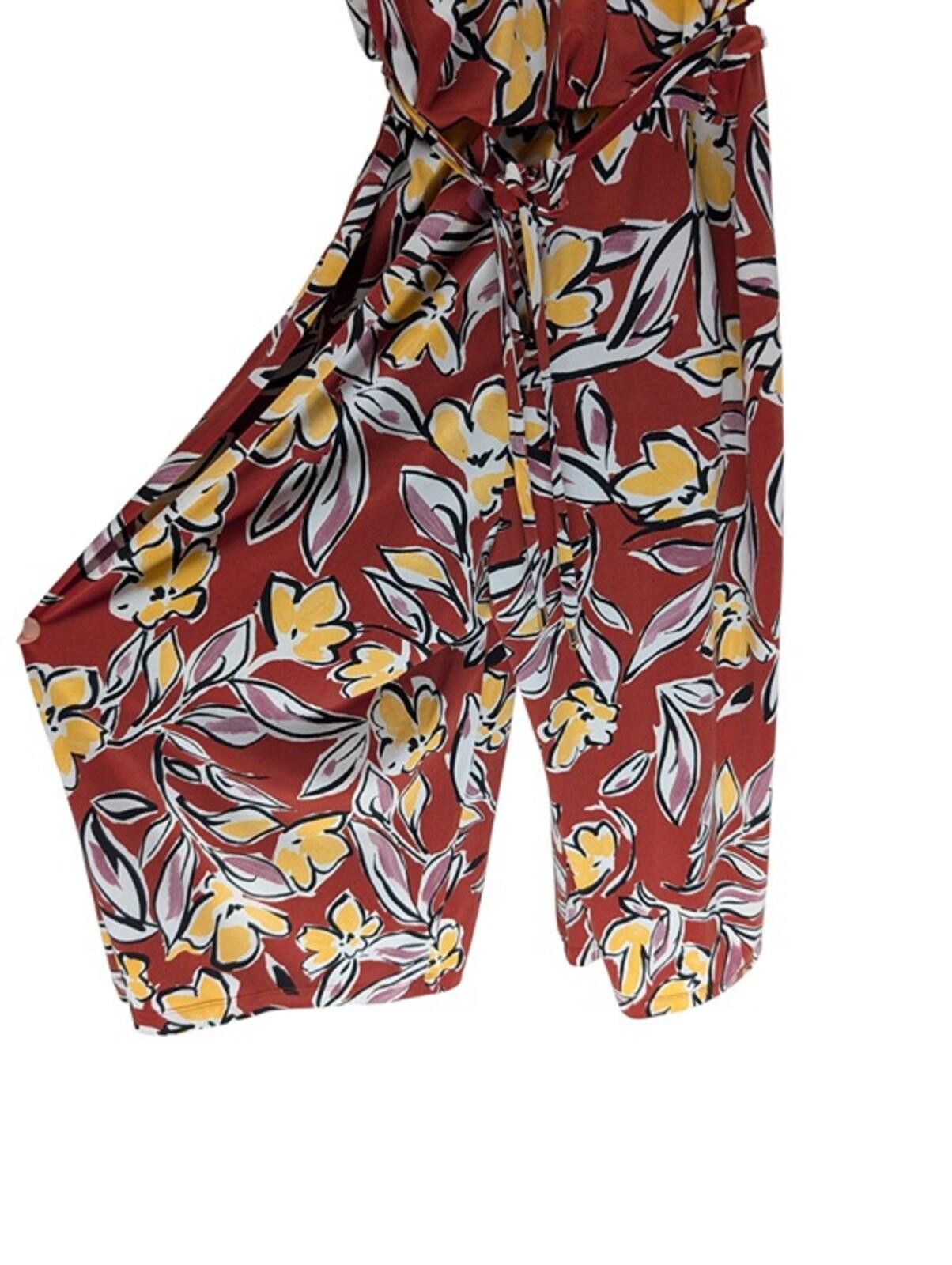 Carhartt Wip Wisp Petites Floral Halter Tie Waist Jumpsuit Size 2 Petite Size 26" / US 2 / IT 38 - 2 Thumbnail