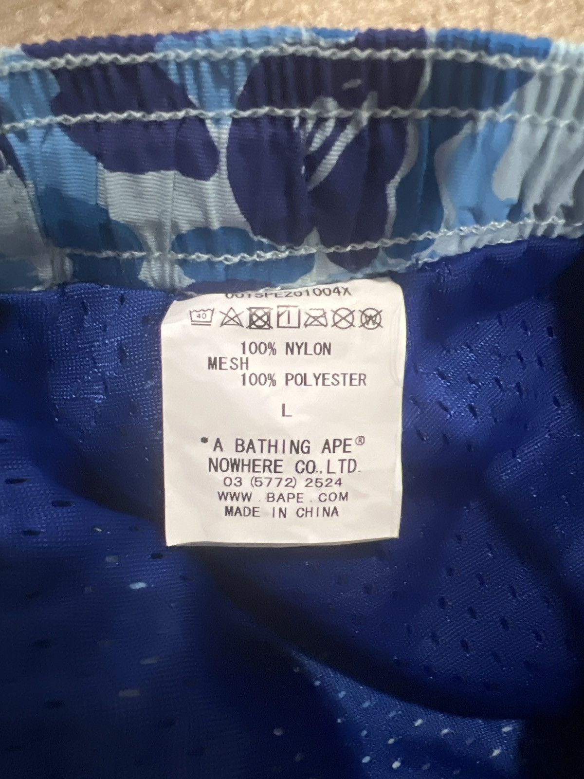 Bape Bape ABC Camo Beach Shorts Blue Size US 34 / EU 50 - 4 Thumbnail