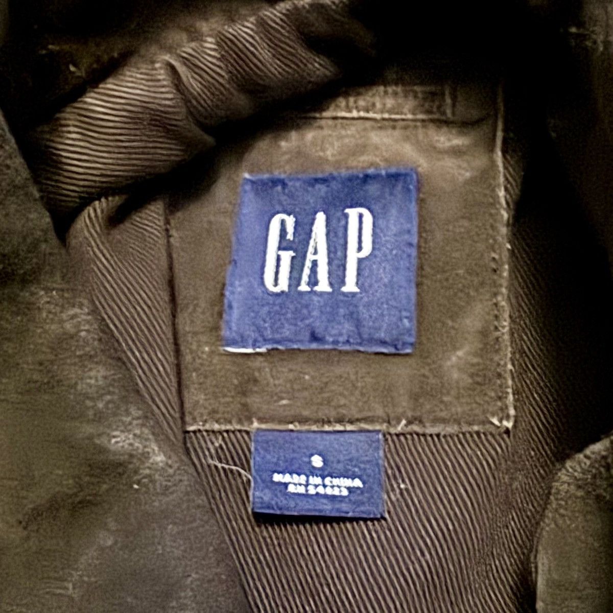 Gap × Vintage VINTAGE BROWN SUEDE LEATHER GAP JACKET! Size US M / EU 48-50 / 2 - 9 Thumbnail