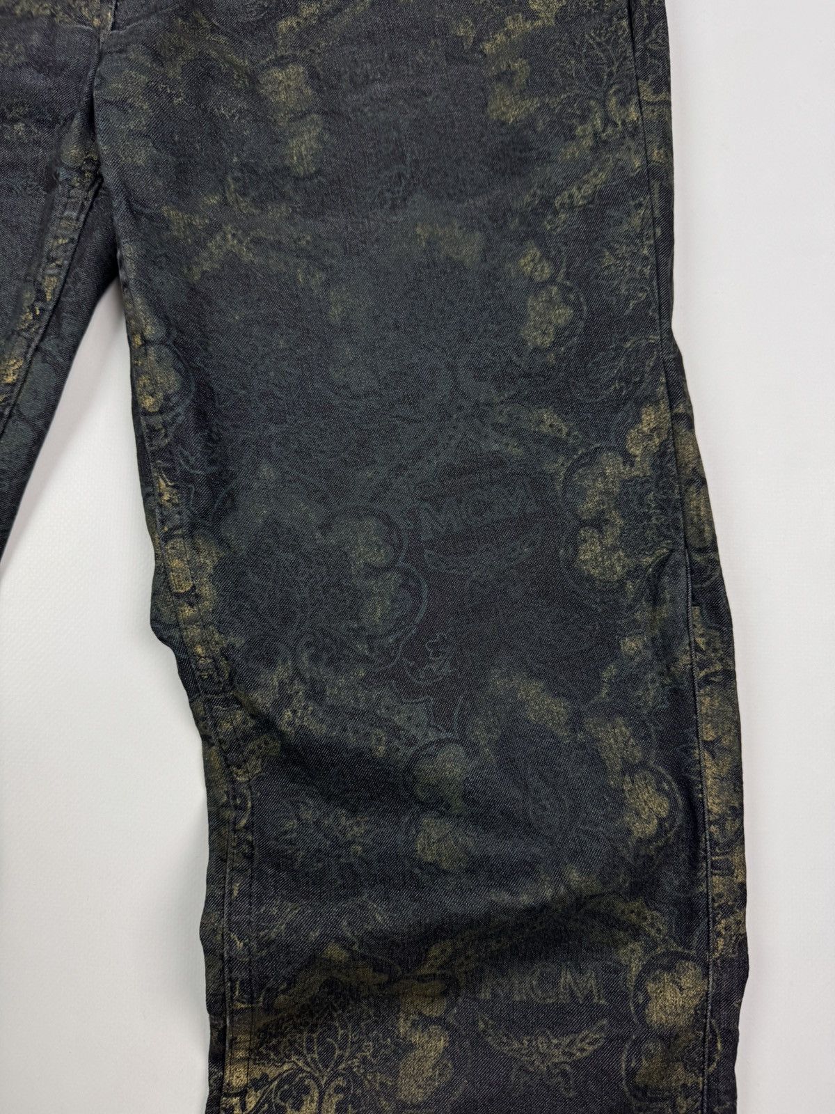 MCM Vintage Faded MCM Monogram Graphic Pants Size 31" - 4 Thumbnail