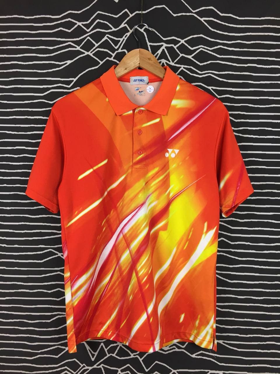 Vtg Yonex Jaspo Made In Japan Fullprint Badminton Jersey