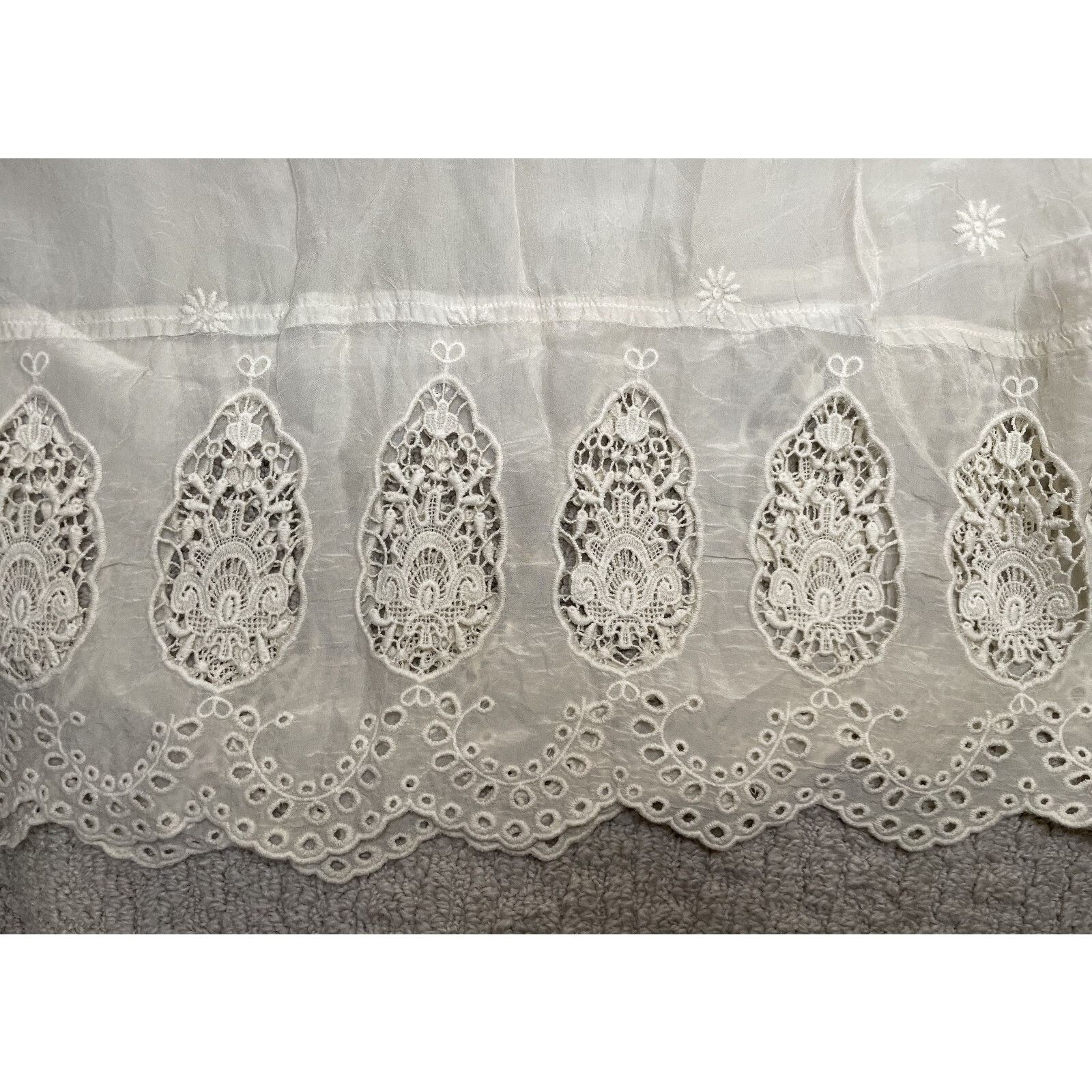 Johnny Was Johnny Was Ivory Embroidered Tunic Top S 3/4 Sleeves Floral Size S / US 4 / IT 40 - 8 Thumbnail