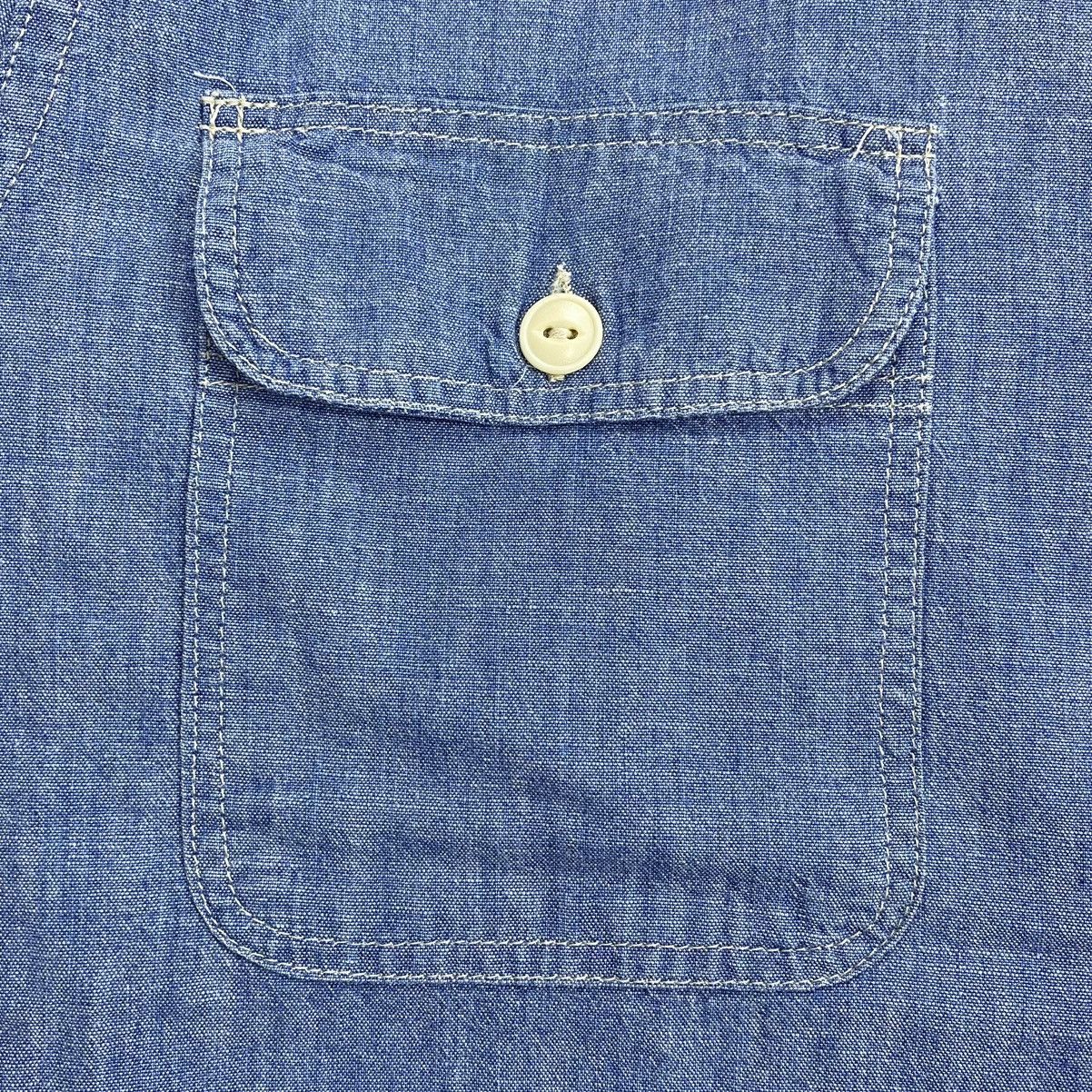 Orslow Vintage Sugar Cane Japan Chambray Denim Work Shirt Size US M / EU 48-50 / 2 - 6 Thumbnail