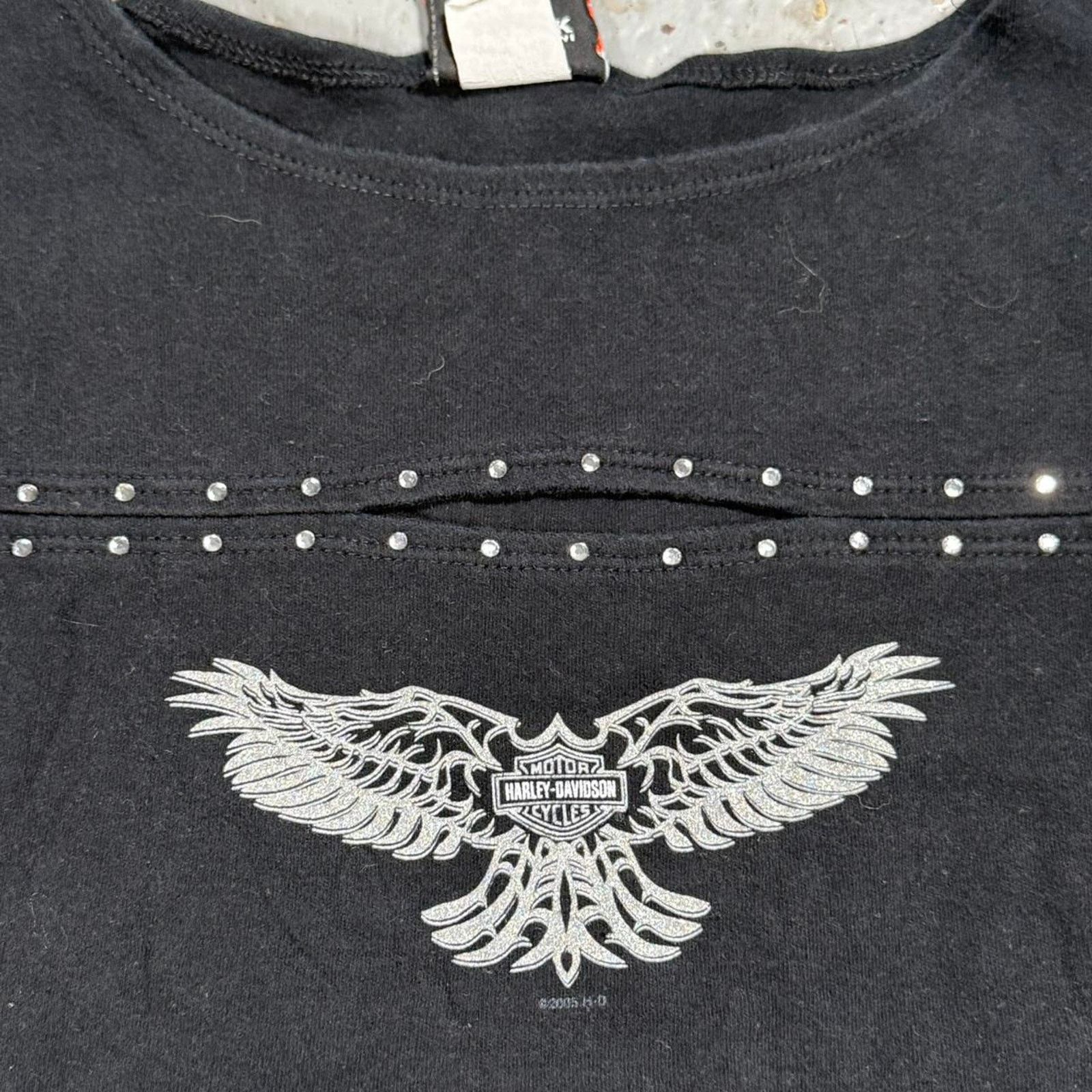 Harley Davidson Harley davidson eagle rhinestone Tank top Size XS / US 0-2 / IT 36-38 - 2 Thumbnail