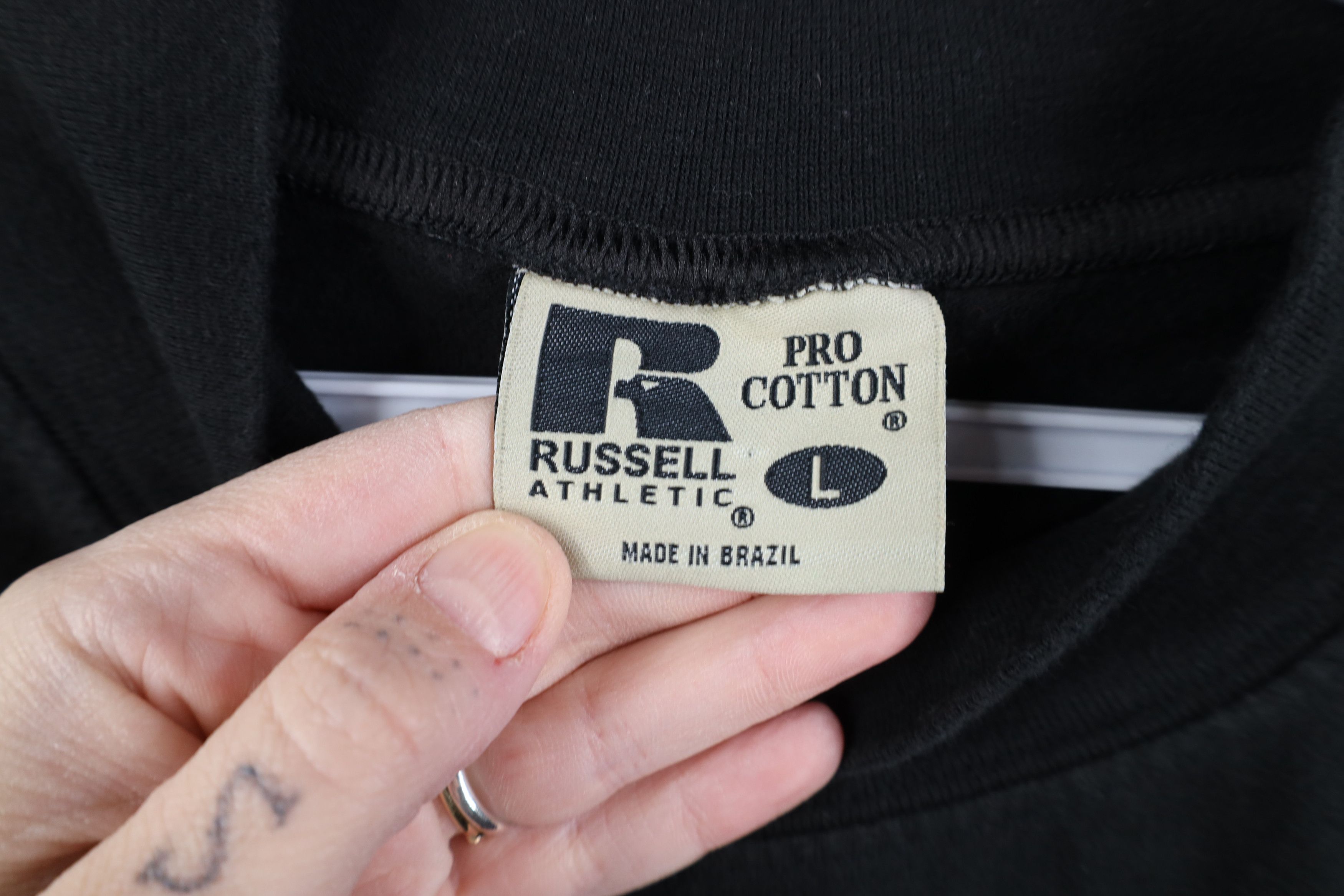Russell Athletic Vintage 90s Russell Athletic Mock Neck Long Sleeve T-Shirt Size US L / EU 52-54 / 3 - 6 Thumbnail