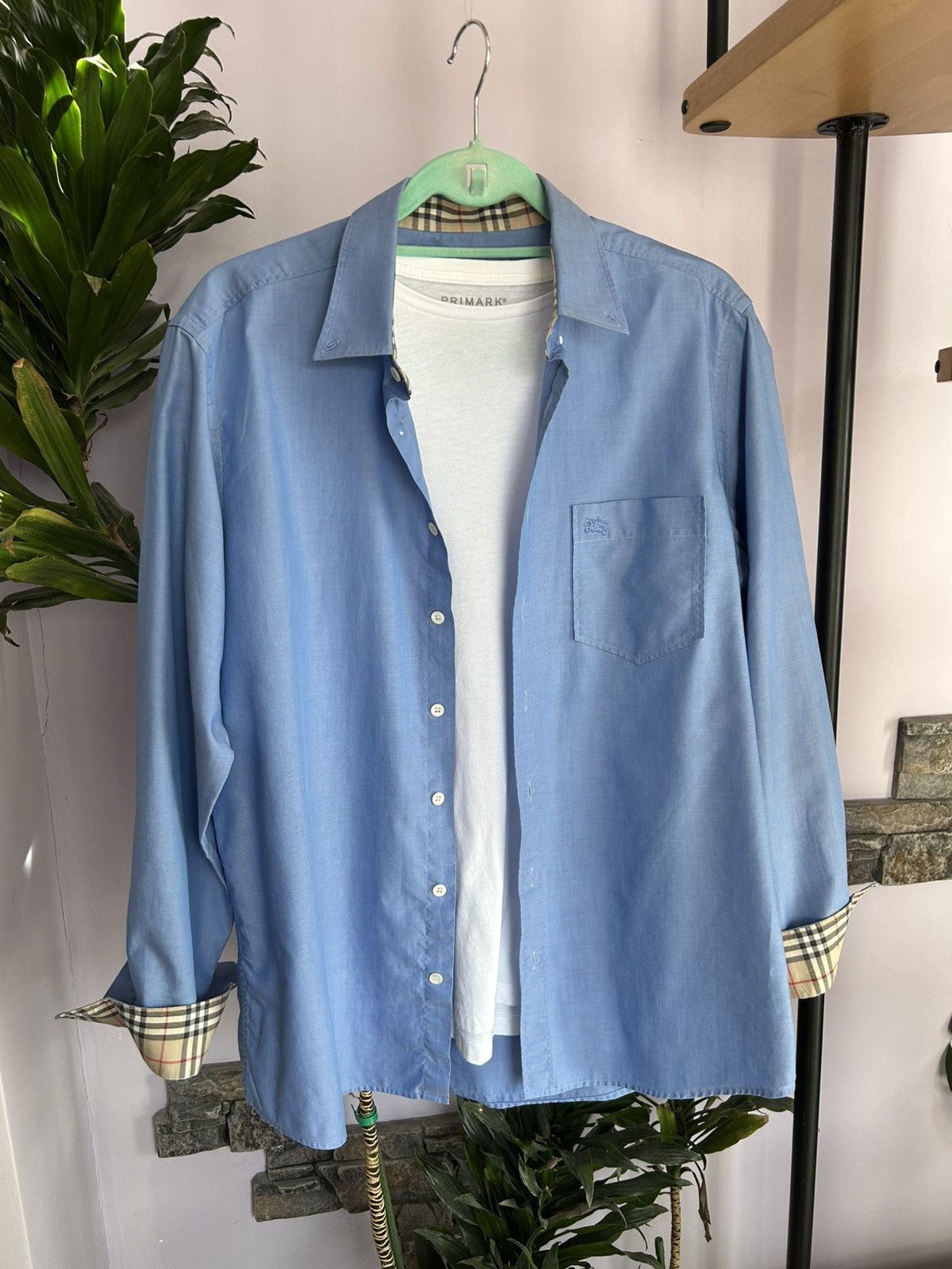Burberry Burberry Shirt Pattern Checked Button Ups Size US L / EU 52-54 / 3 - 1 Thumbnail