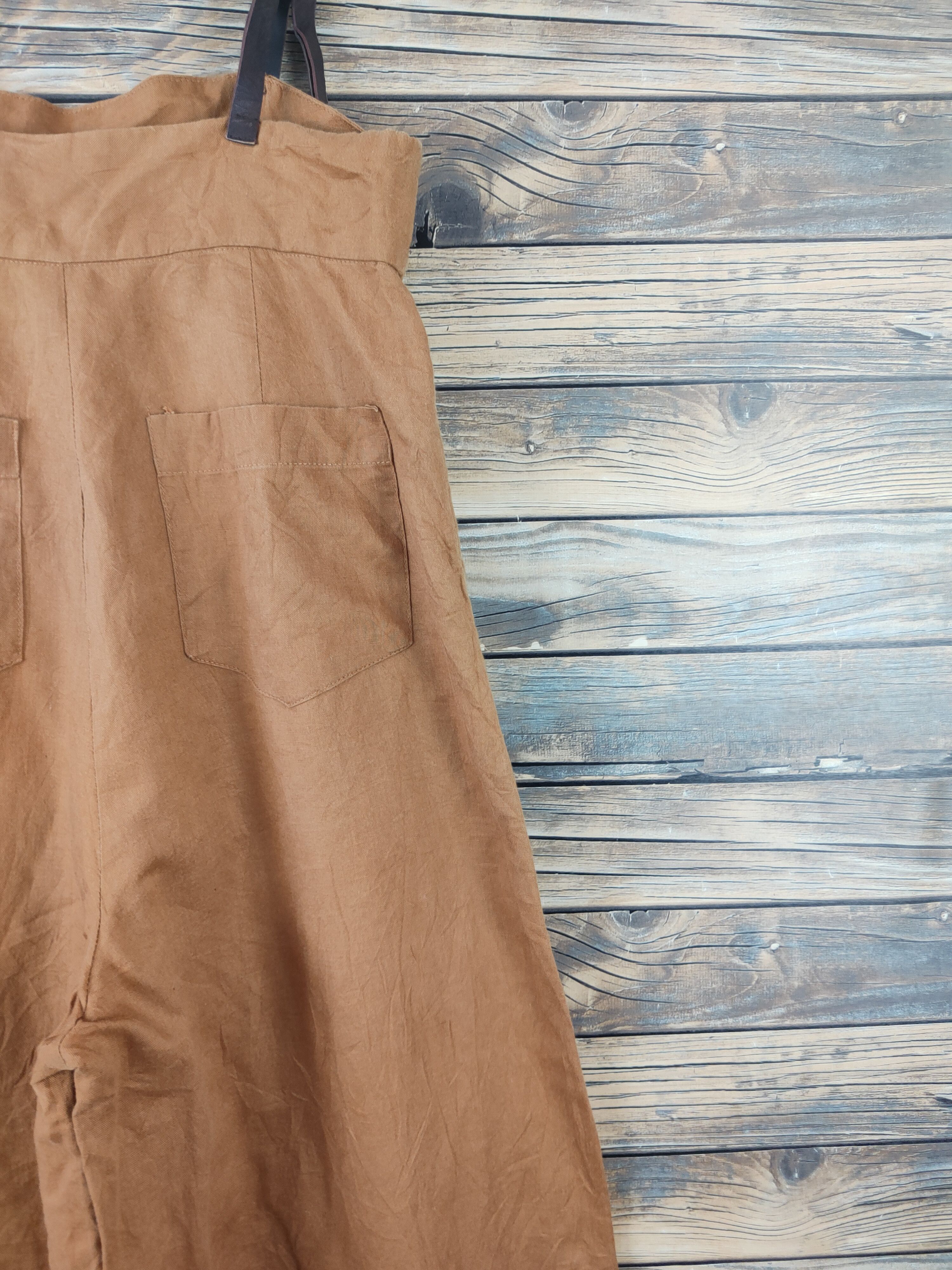 Japanese Brand × Vintage Streetwear Vintage Japan Brand Brown Adjust Strap Jumpsuit Size 26" / US 2 / IT 38 - 15 Thumbnail