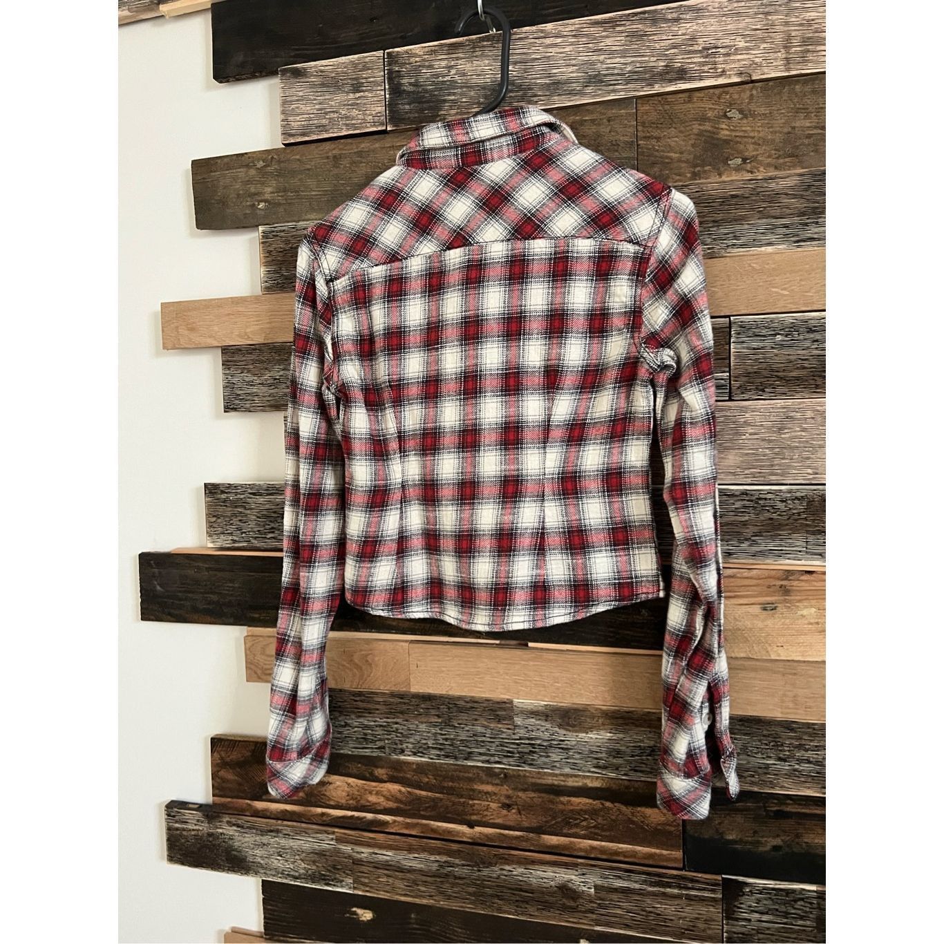 Bdg BDG NWT Ur­ban Out­fit­ters Dako­ta Cropped Flan­nel But­ton-Down Shirt XS Size XS / US 0-2 / IT 36-38 - 3 Thumbnail