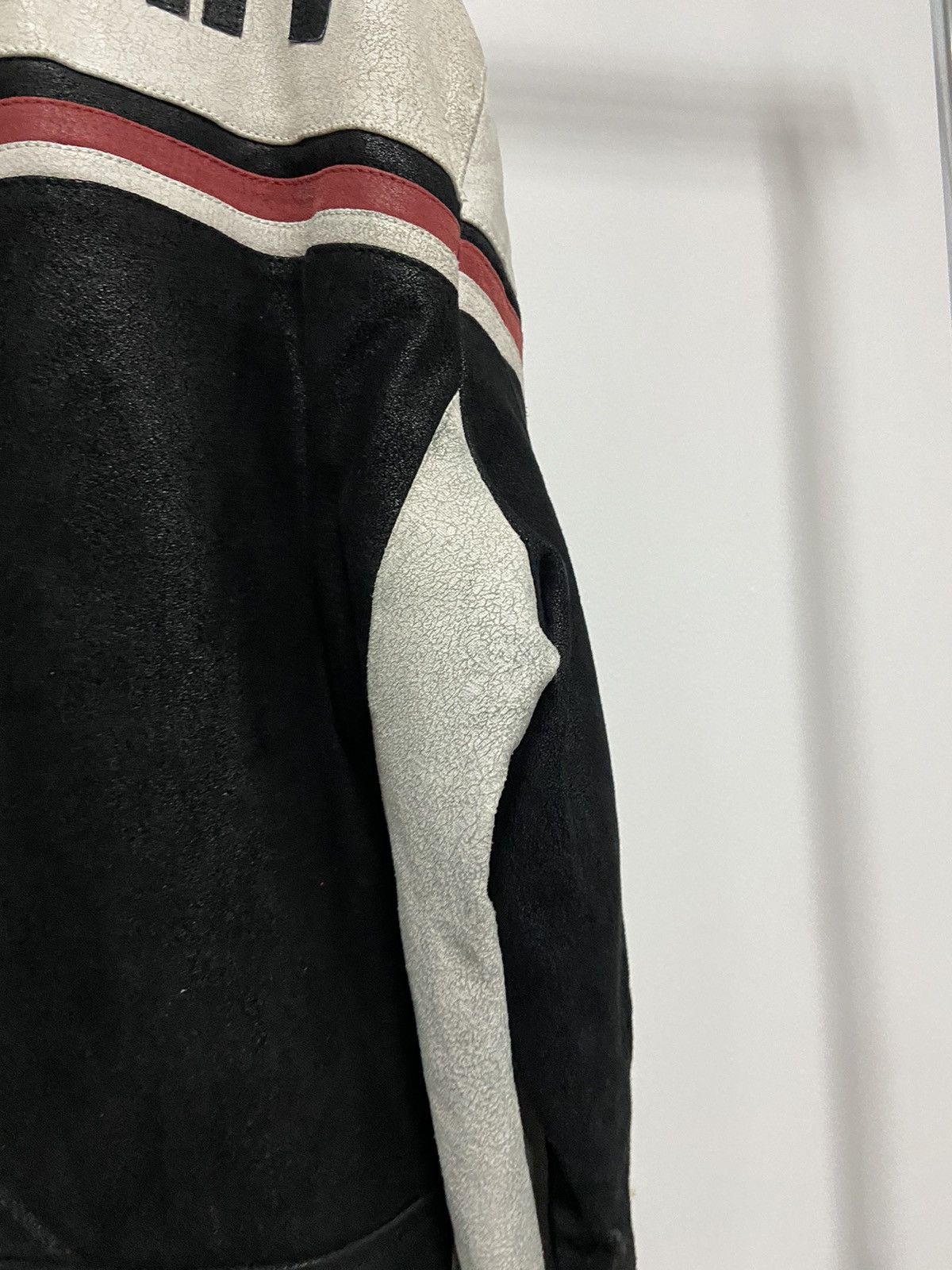 Vintage Bike team leather jacket big logo vintage racing moto Size US XL / EU 56 / 4 - 7 Thumbnail