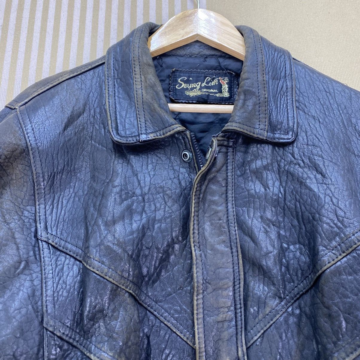 Japanese Brand 🫶Vintage Seung Lim Original Leather Size US M / EU 48-50 / 2 - 3 Thumbnail