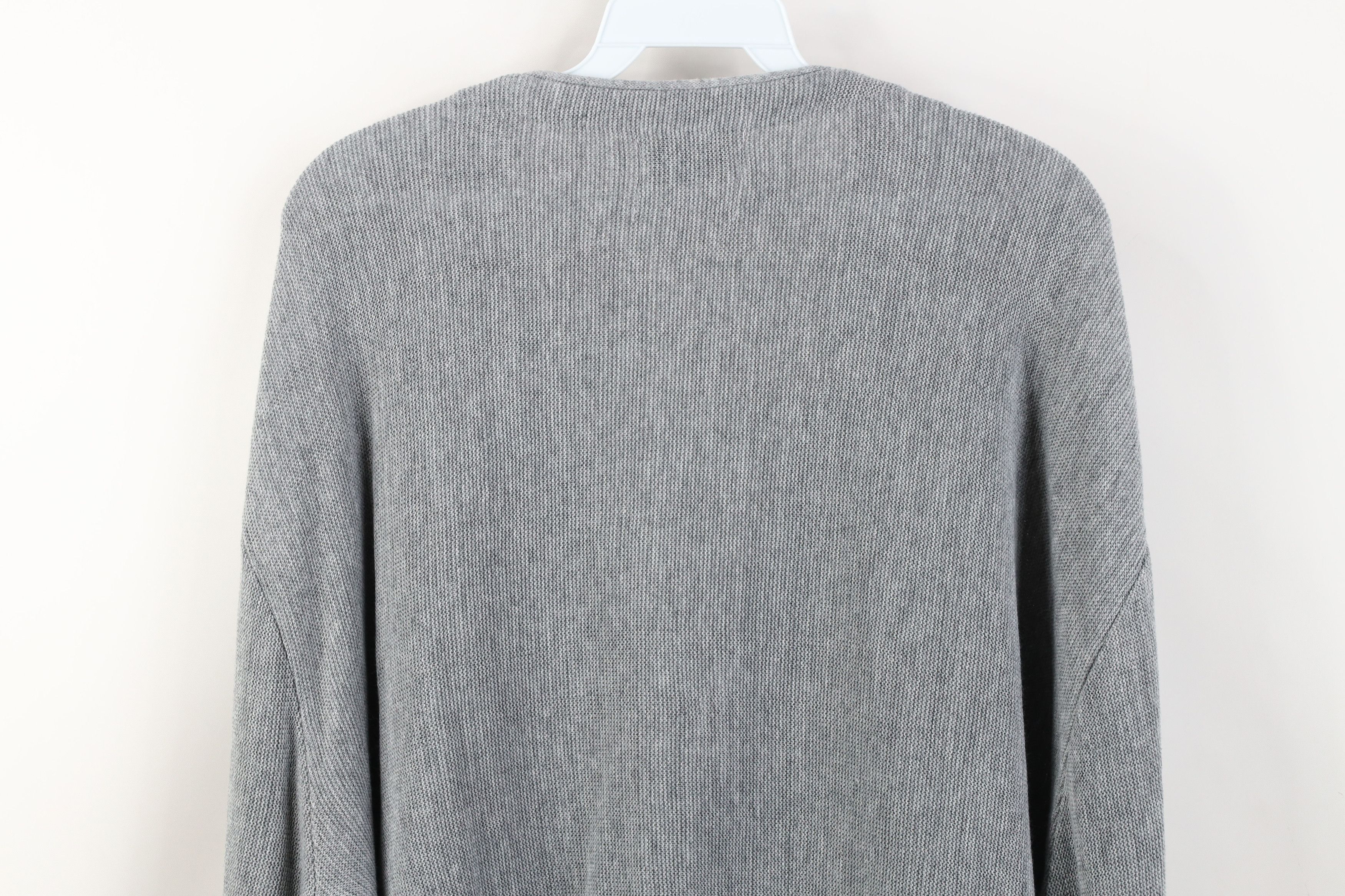 Vintage Vintage 70s Streetwear Cobain Knit Cardigan Sweater Gray USA Size US L / EU 52-54 / 3 - 9 Thumbnail