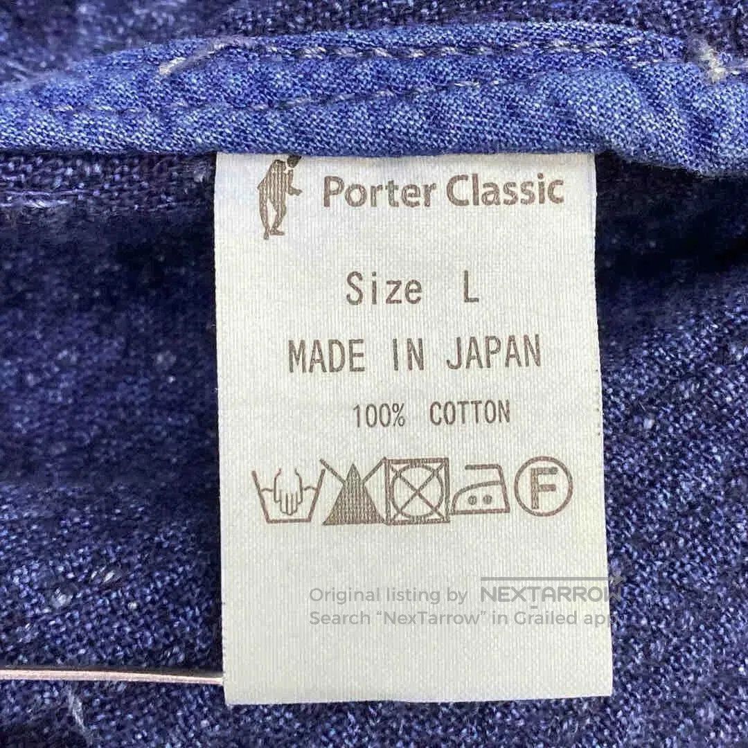 Porter Classic PORTER CLASSIC Sashiko Chinese Jacket L Size. Size US L / EU 52-54 / 3 - 5 Thumbnail