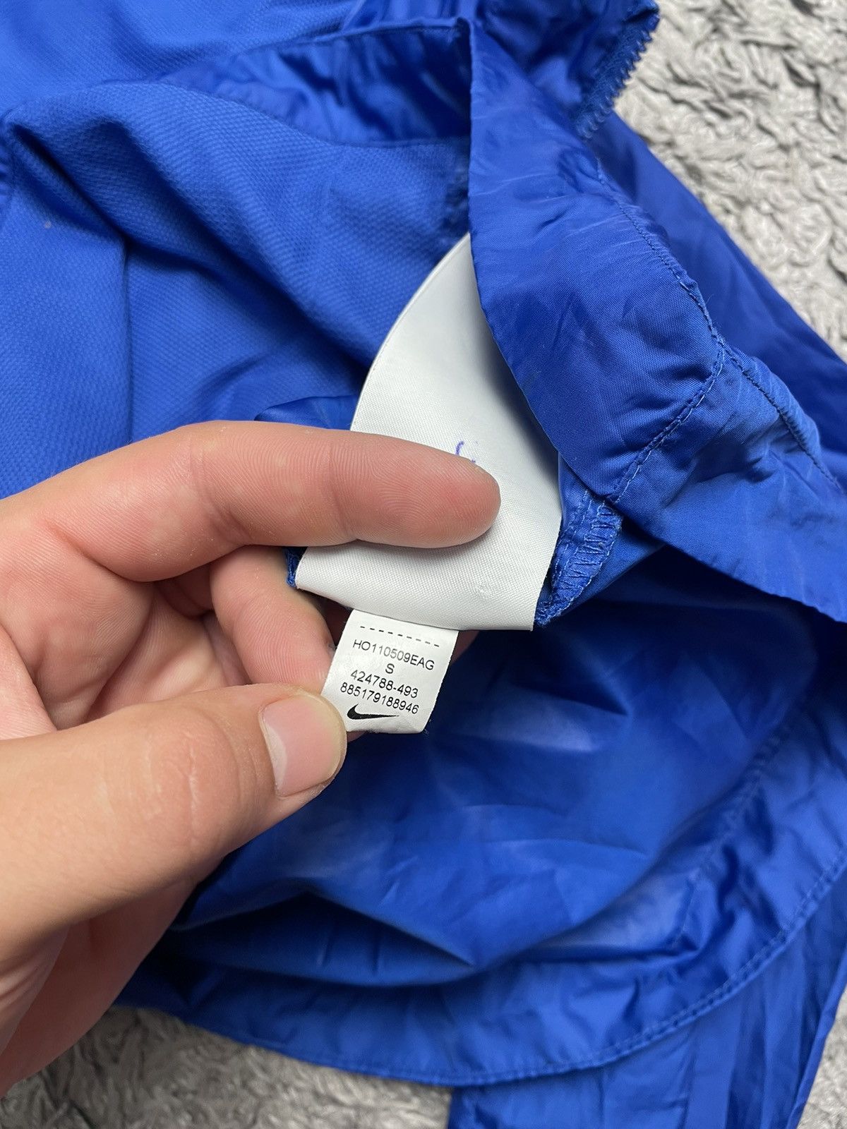 Nike Nike Anorak Swoosh Logo Blue Size S Size US S / EU 44-46 / 1 - 11 Thumbnail