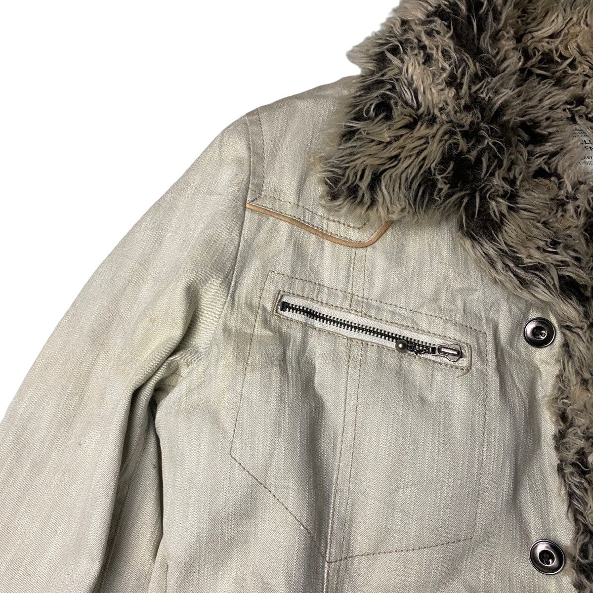 If Six Was Nine 2000's Crazy Fur Nicole Club Jacket Lgb Style Size US L / EU 52-54 / 3 - 6 Thumbnail