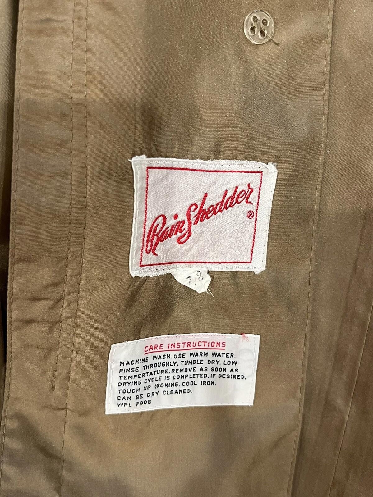 Other Vintage Rain Shedder Brown Trench Coat Size US M / EU 48-50 / 2 - 3 Thumbnail