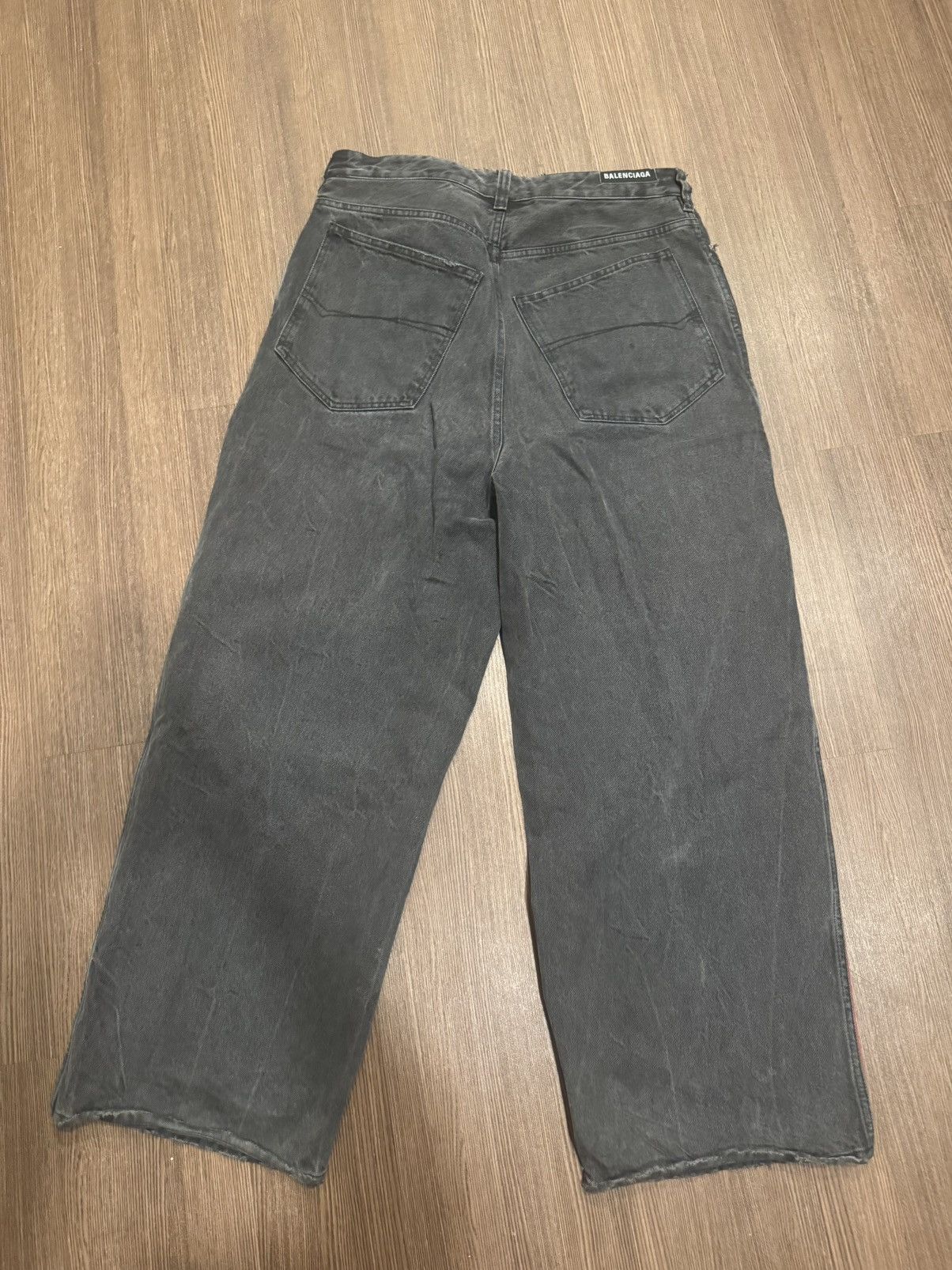 Balenciaga Balenciaga Track Denim Pants Size US 34 / EU 50 - 2 Thumbnail